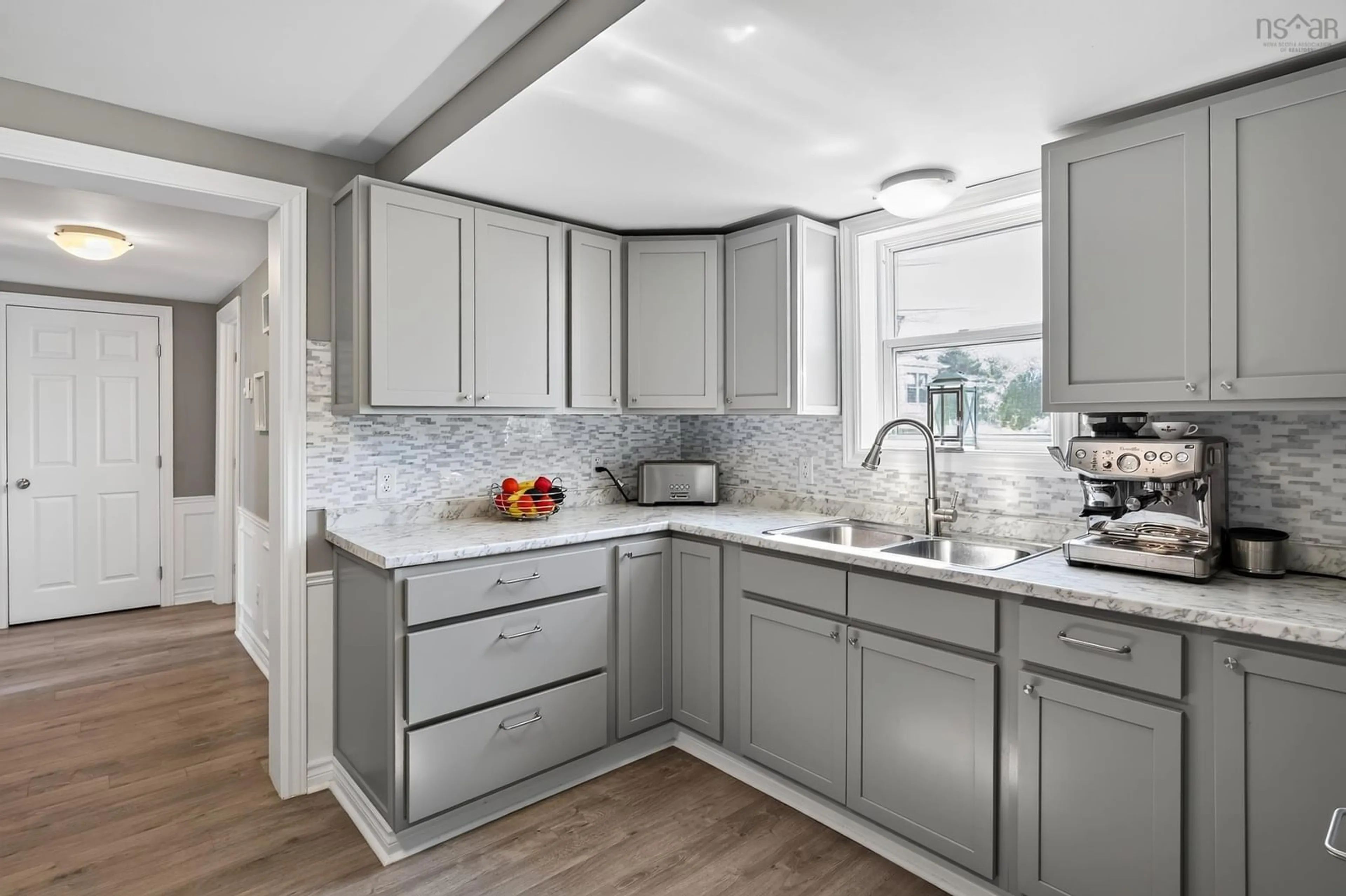 Contemporary kitchen, ceramic/tile floor for 17 Behie Rd, Sheet Harbour Nova Scotia B0J 3H0