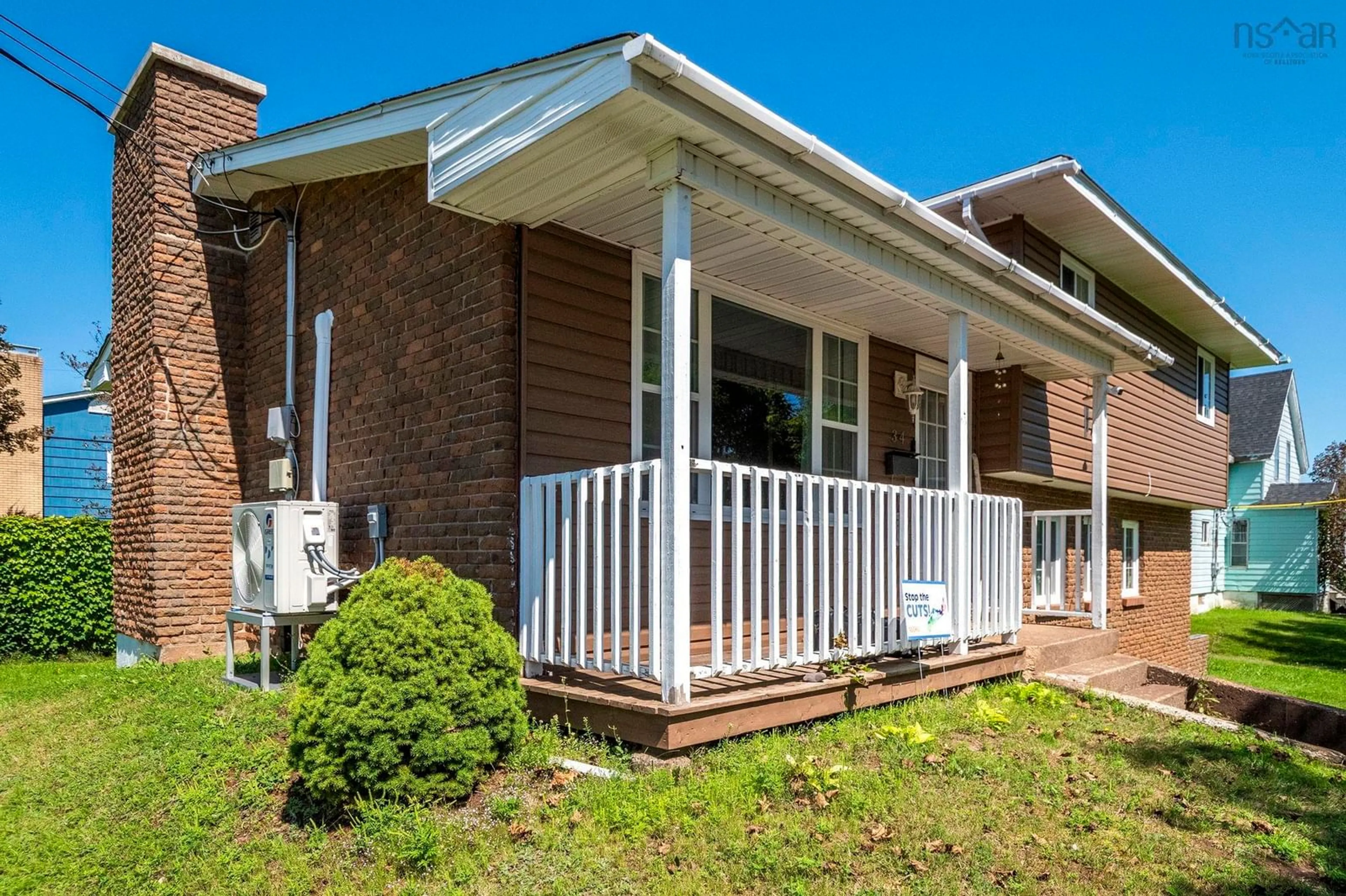 Home with brick exterior material, street for 34 Emmanuel St, Lourdes Nova Scotia B2H 5H8