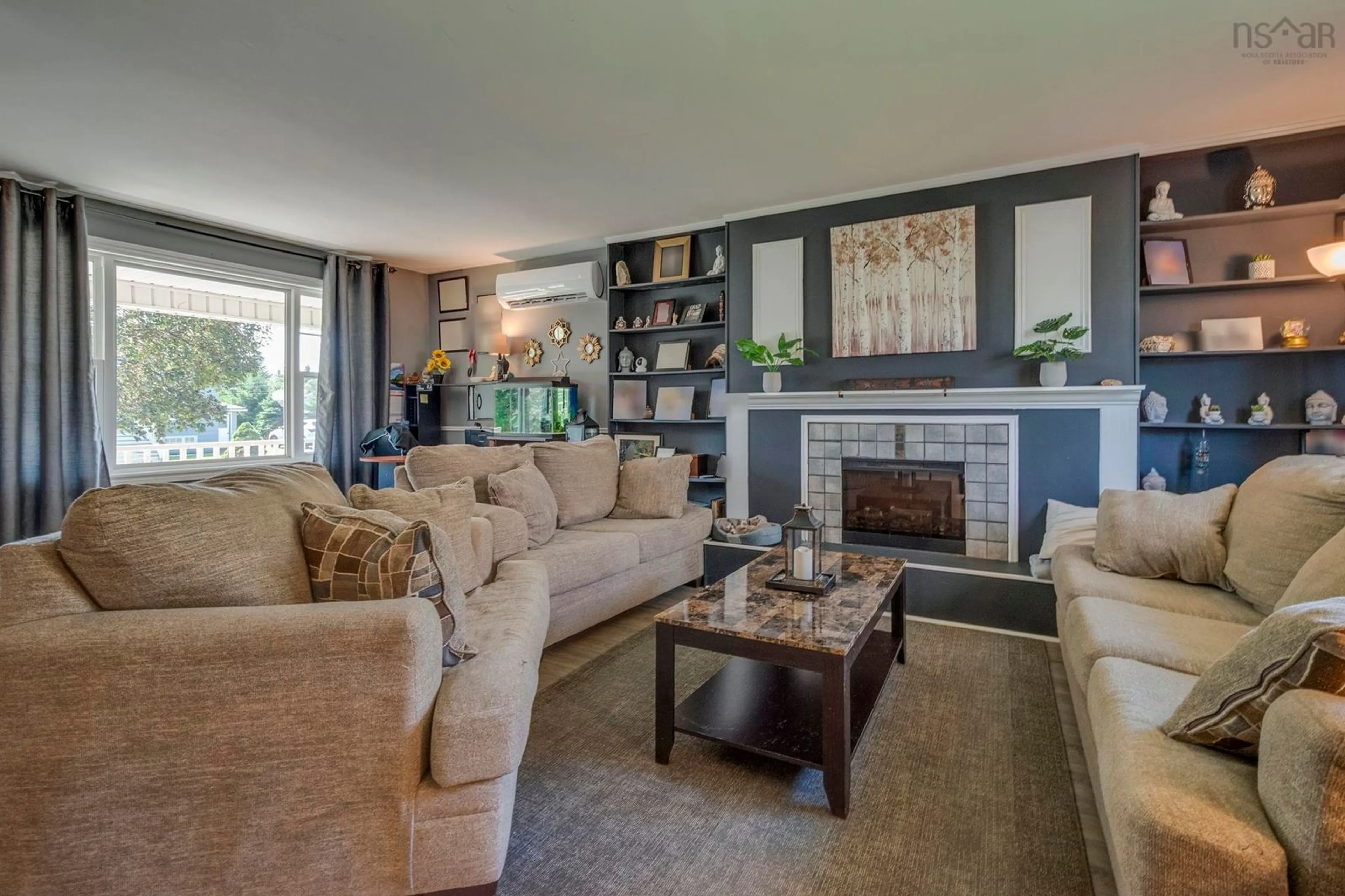 Living room with furniture, unknown for 34 Emmanuel St, Lourdes Nova Scotia B2H 5H8
