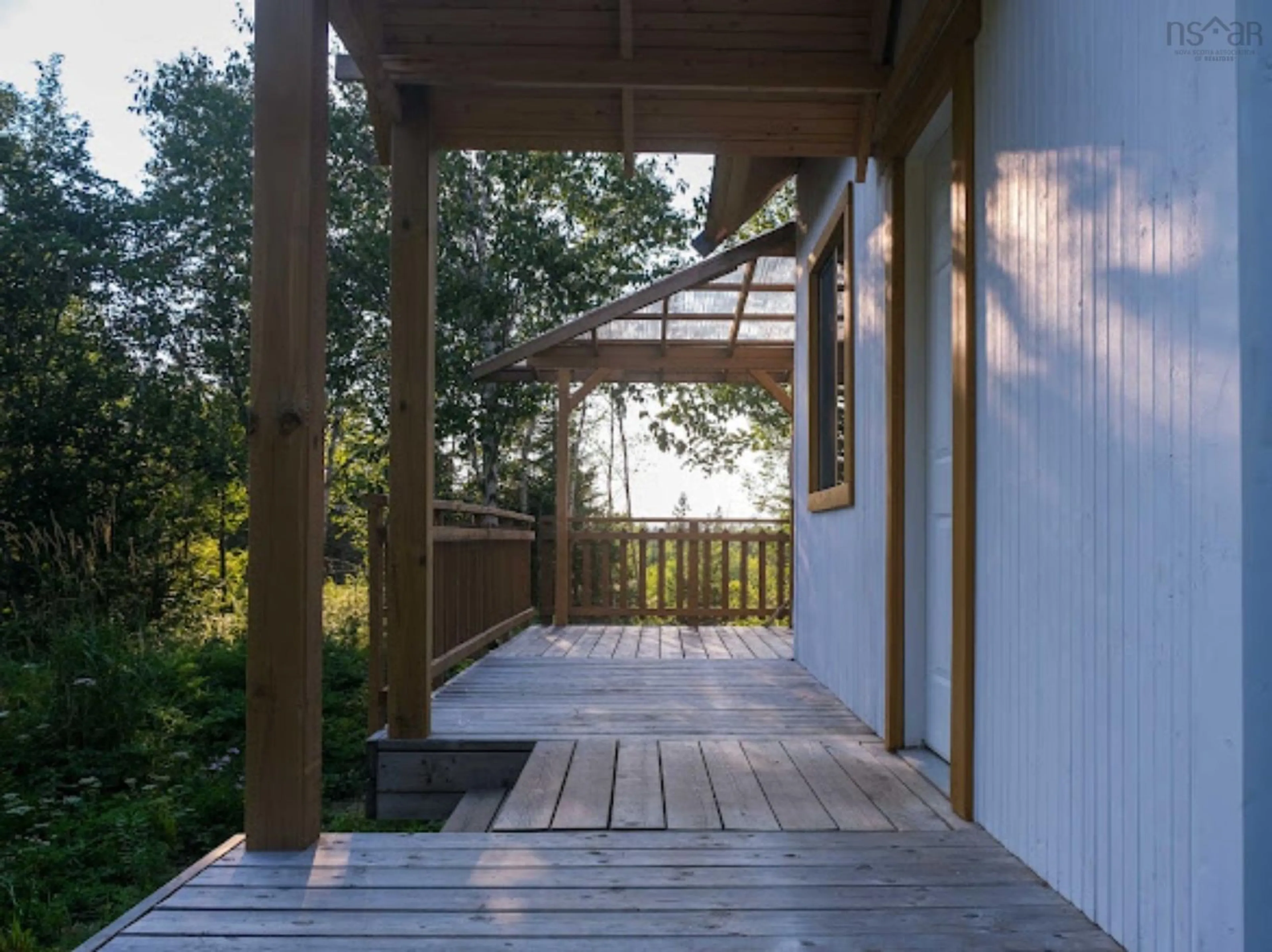Patio, forest/trees view for 195 Matheson Rd, Kempt Head Nova Scotia B1X 1R5