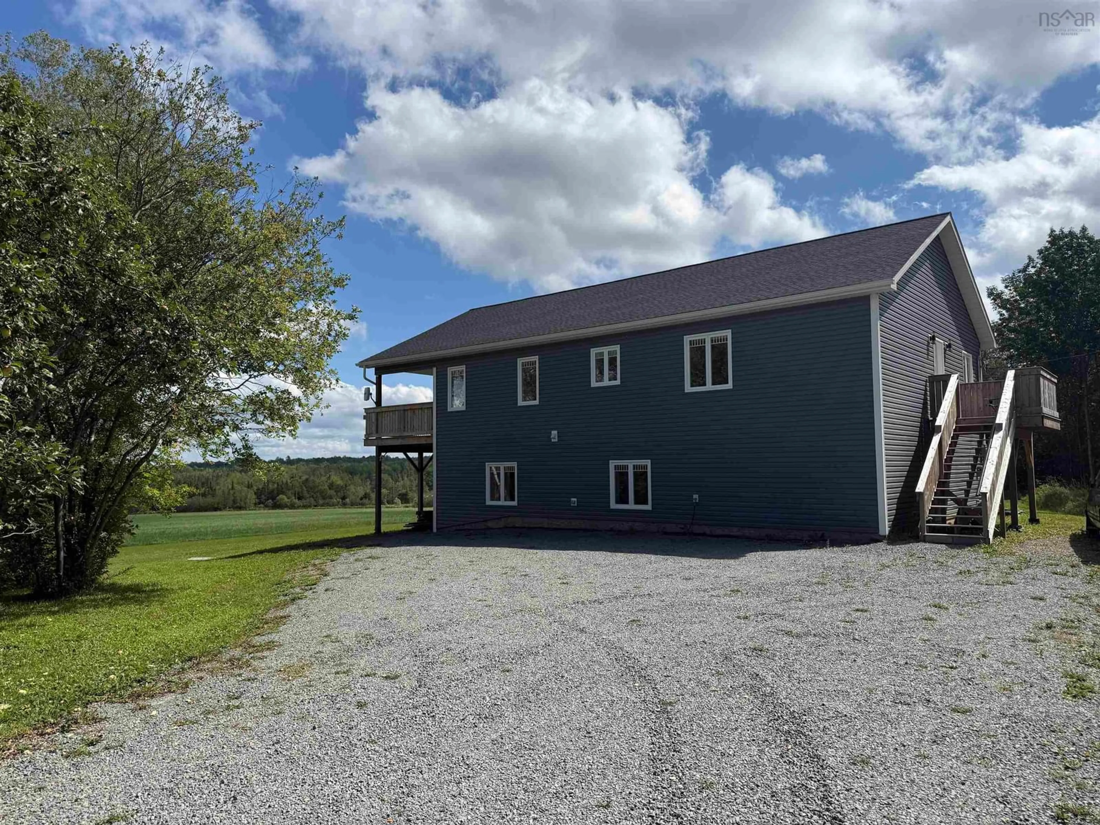 A pic from outside/outdoor area/front of a property/back of a property/a pic from drone, water/lake/river/ocean view for 87 Shortts Lake Rd, Shortts Lake Nova Scotia B0N 1C0