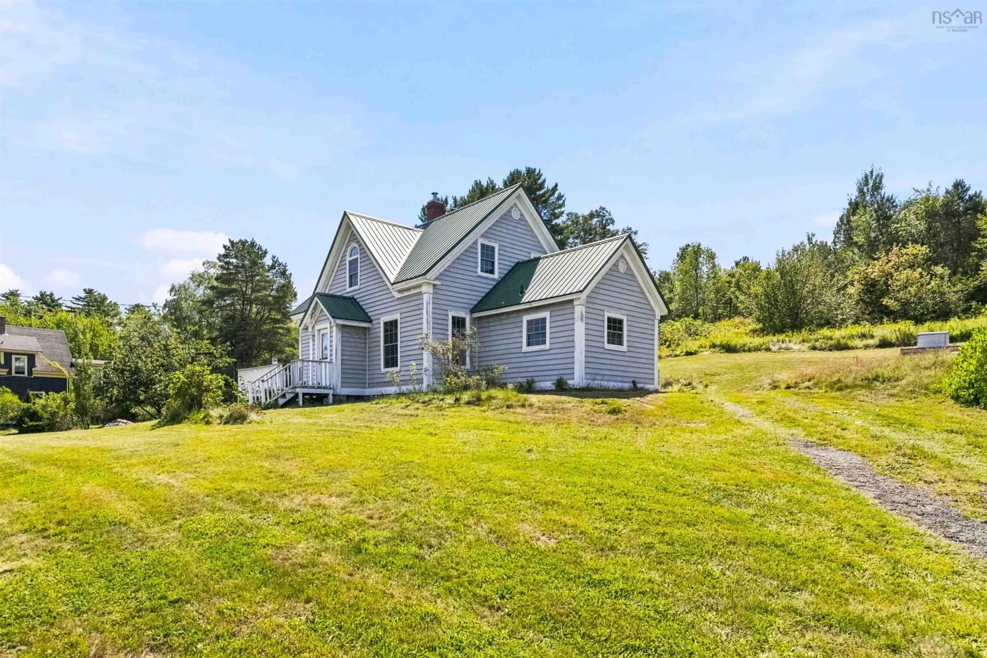 A pic from outside/outdoor area/front of a property/back of a property/a pic from drone, unknown for 1912 Highway 331, West Lahave Nova Scotia B0R 1G0