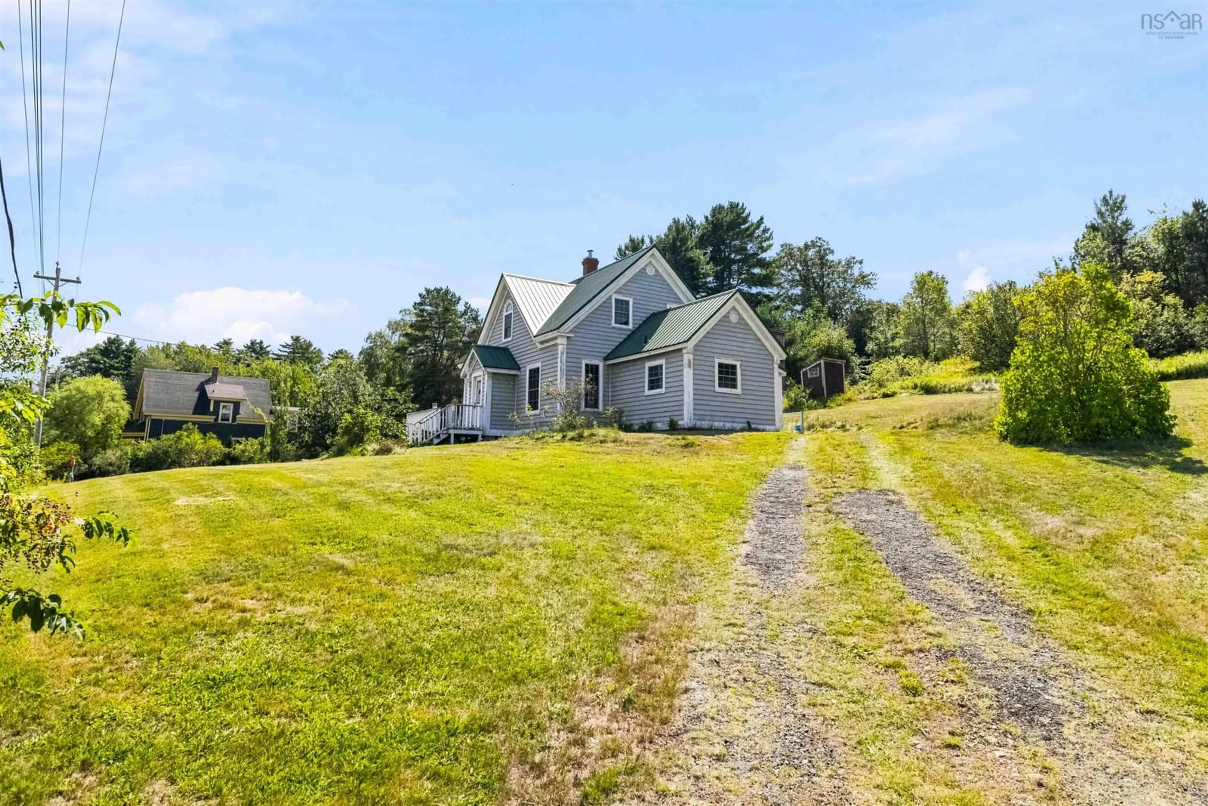 A pic from outside/outdoor area/front of a property/back of a property/a pic from drone, unknown for 1912 Highway 331, West Lahave Nova Scotia B0R 1G0