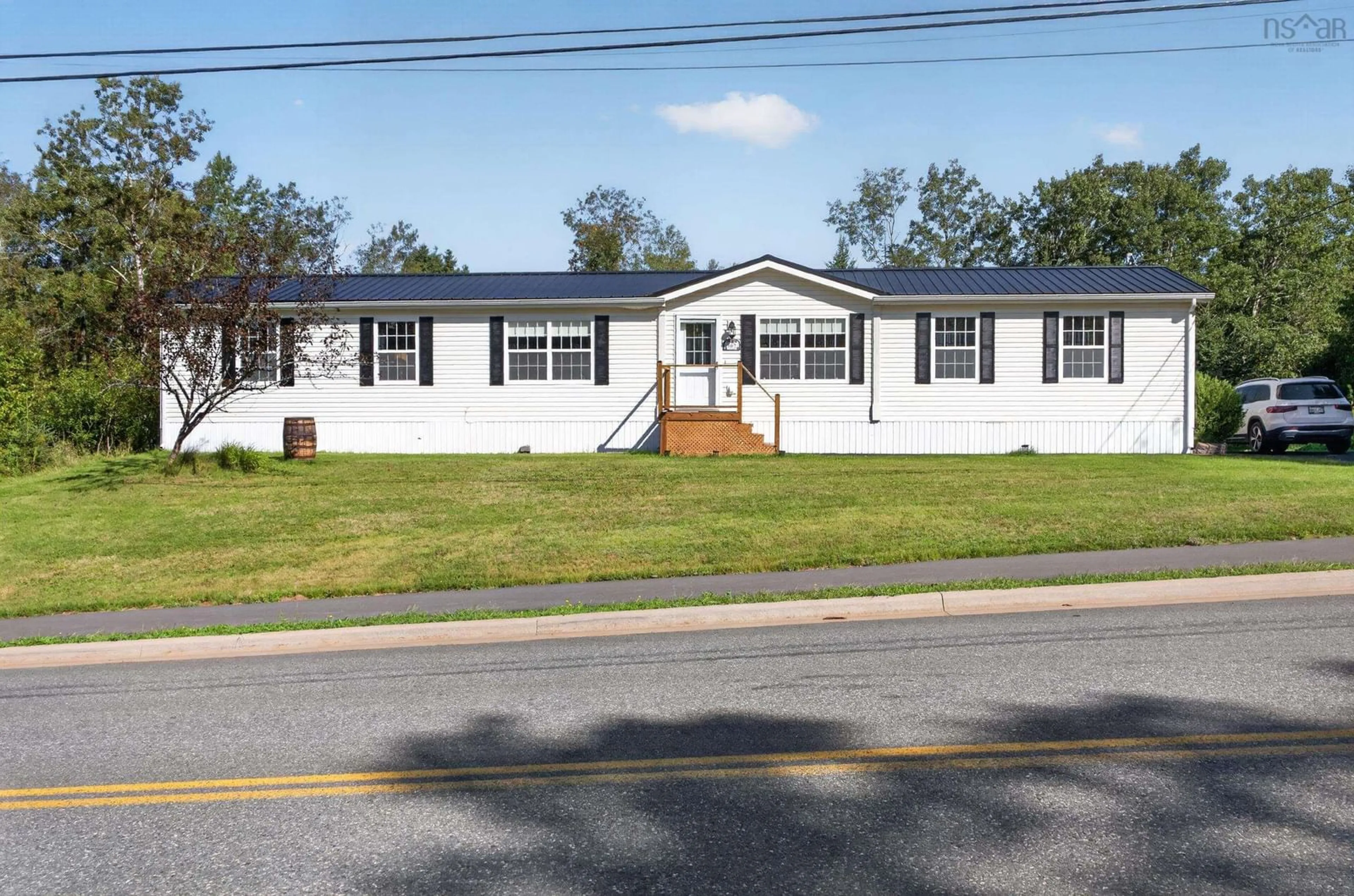 Home with vinyl exterior material, street for 507 College Rd Rd, Bible Hill Nova Scotia B2N 2R1