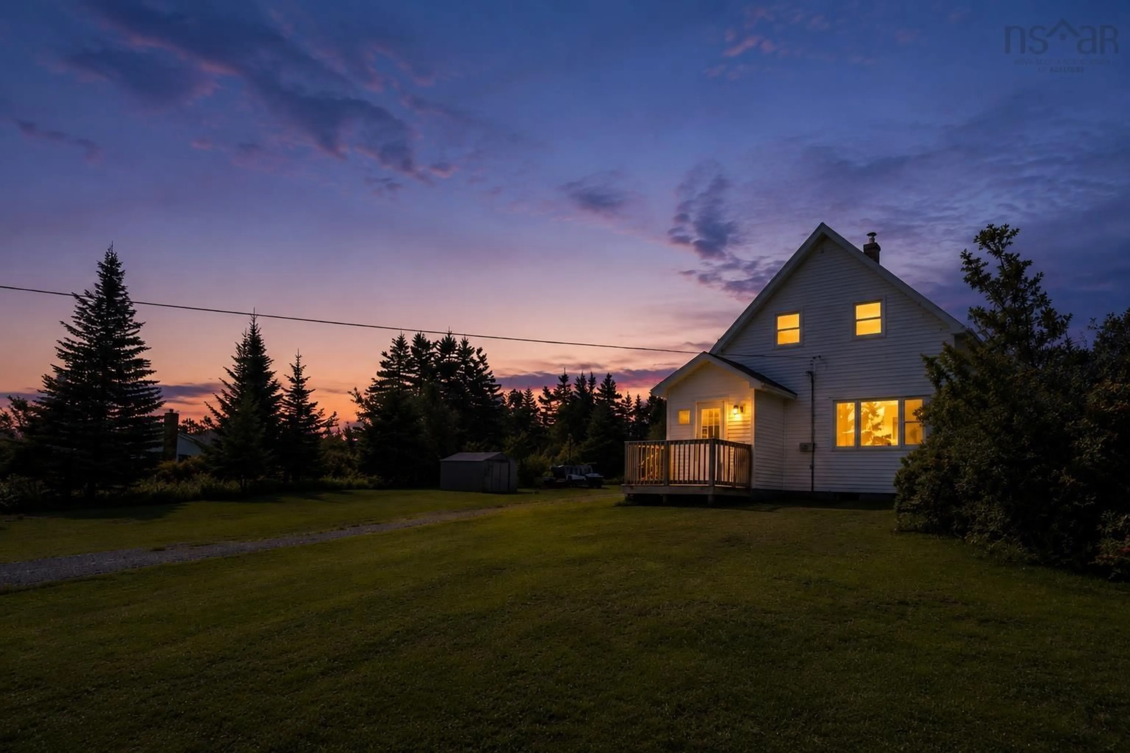 A pic from outside/outdoor area/front of a property/back of a property/a pic from drone, unknown for 1959 Sonora Rd, Sonora Nova Scotia B0J 3C0