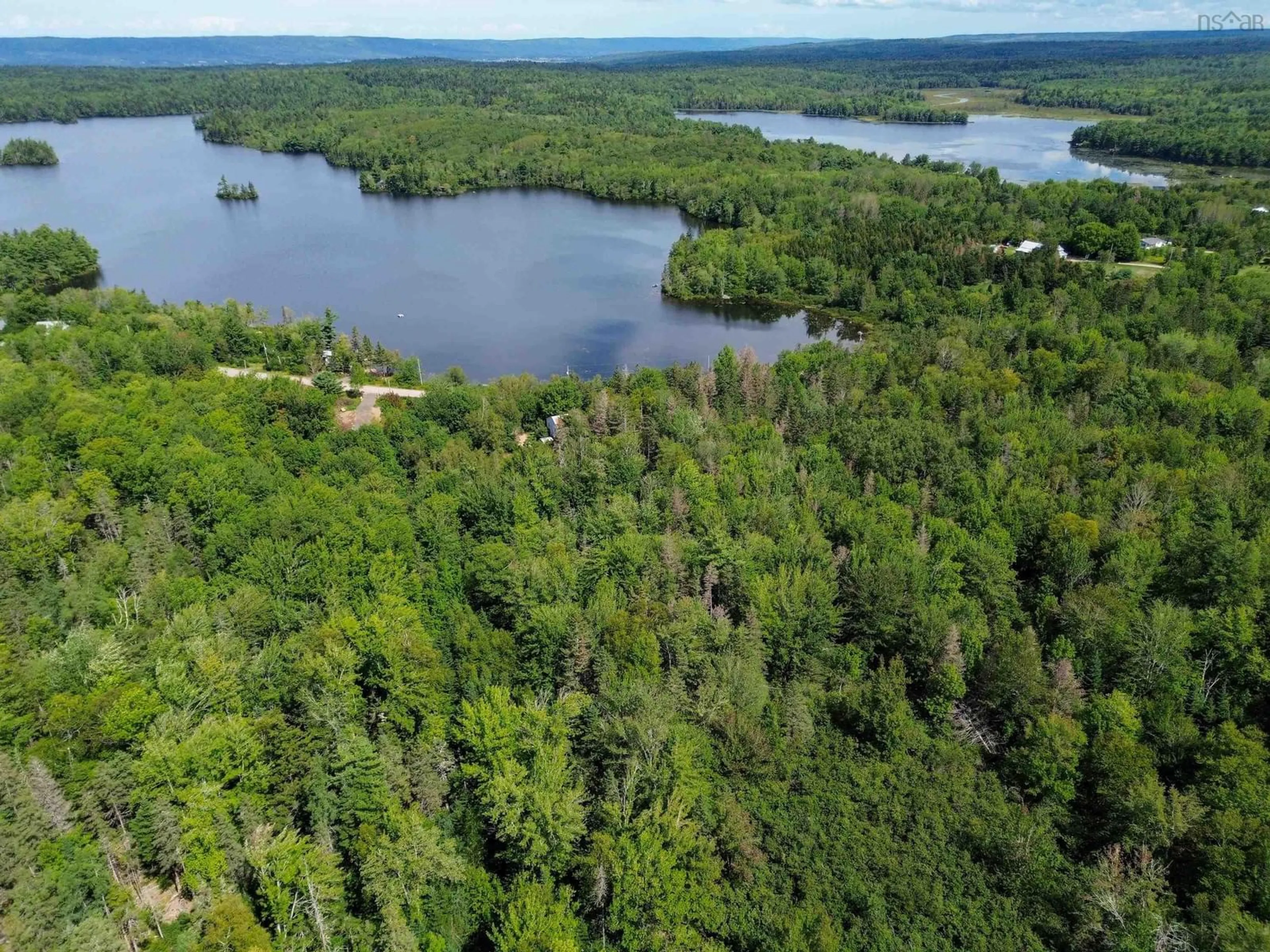 A pic from outside/outdoor area/front of a property/back of a property/a pic from drone, water/lake/river/ocean view for 1002 West Dalhousie Rd, Lake La Rose Nova Scotia B0S 1A0