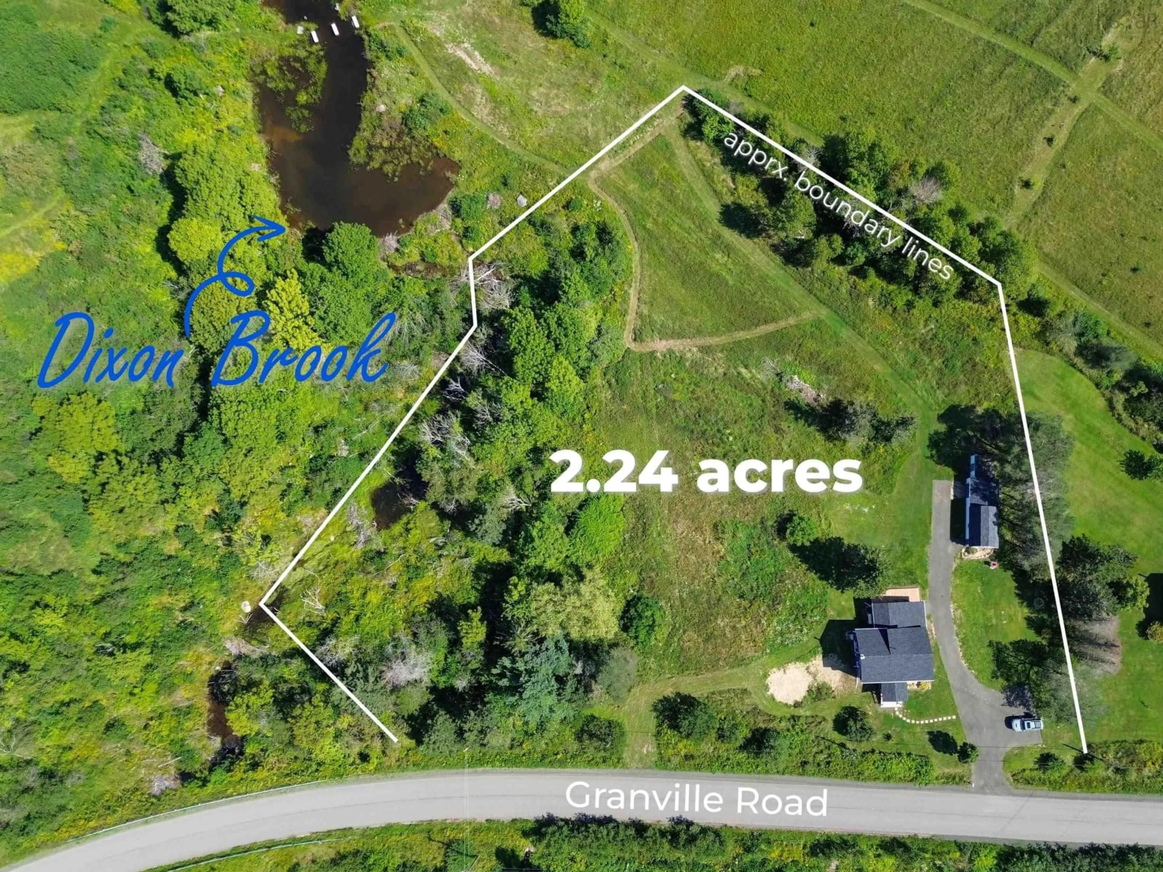 A pic from outside/outdoor area/front of a property/back of a property/a pic from drone, water/lake/river/ocean view for 3311 Granville Rd, Port Royal Nova Scotia B0S 1A0