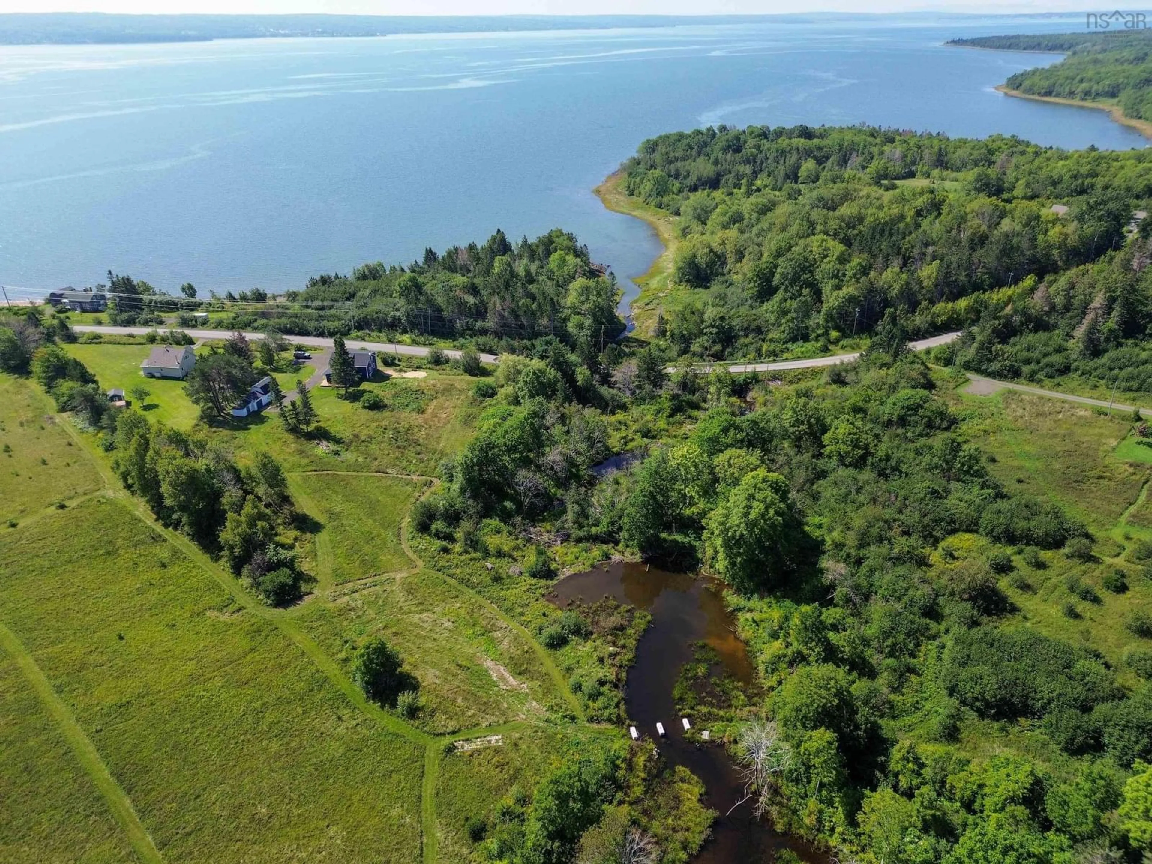 A pic from outside/outdoor area/front of a property/back of a property/a pic from drone, water/lake/river/ocean view for 3311 Granville Rd, Port Royal Nova Scotia B0S 1A0