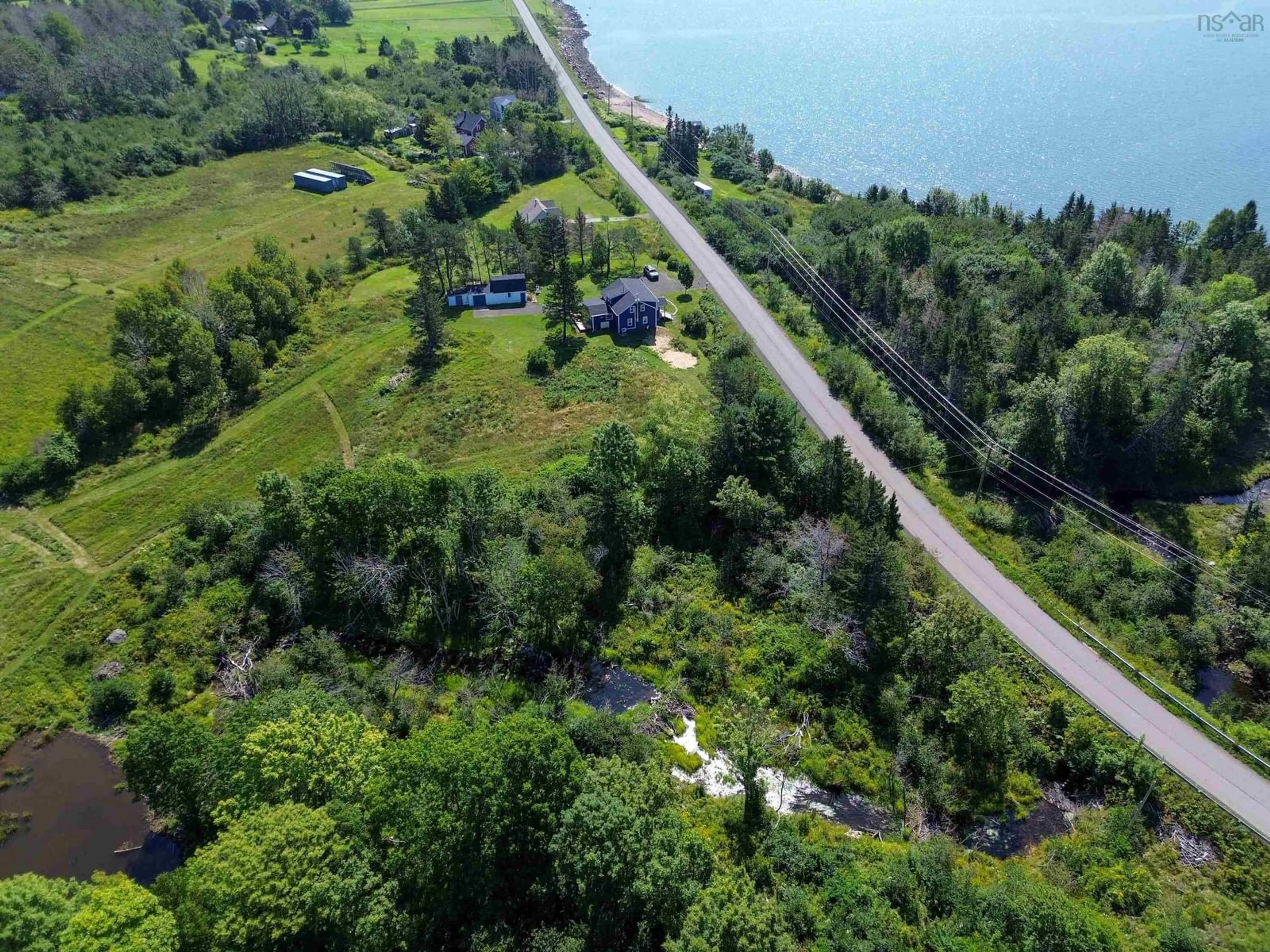 A pic from outside/outdoor area/front of a property/back of a property/a pic from drone, water/lake/river/ocean view for 3311 Granville Rd, Port Royal Nova Scotia B0S 1A0
