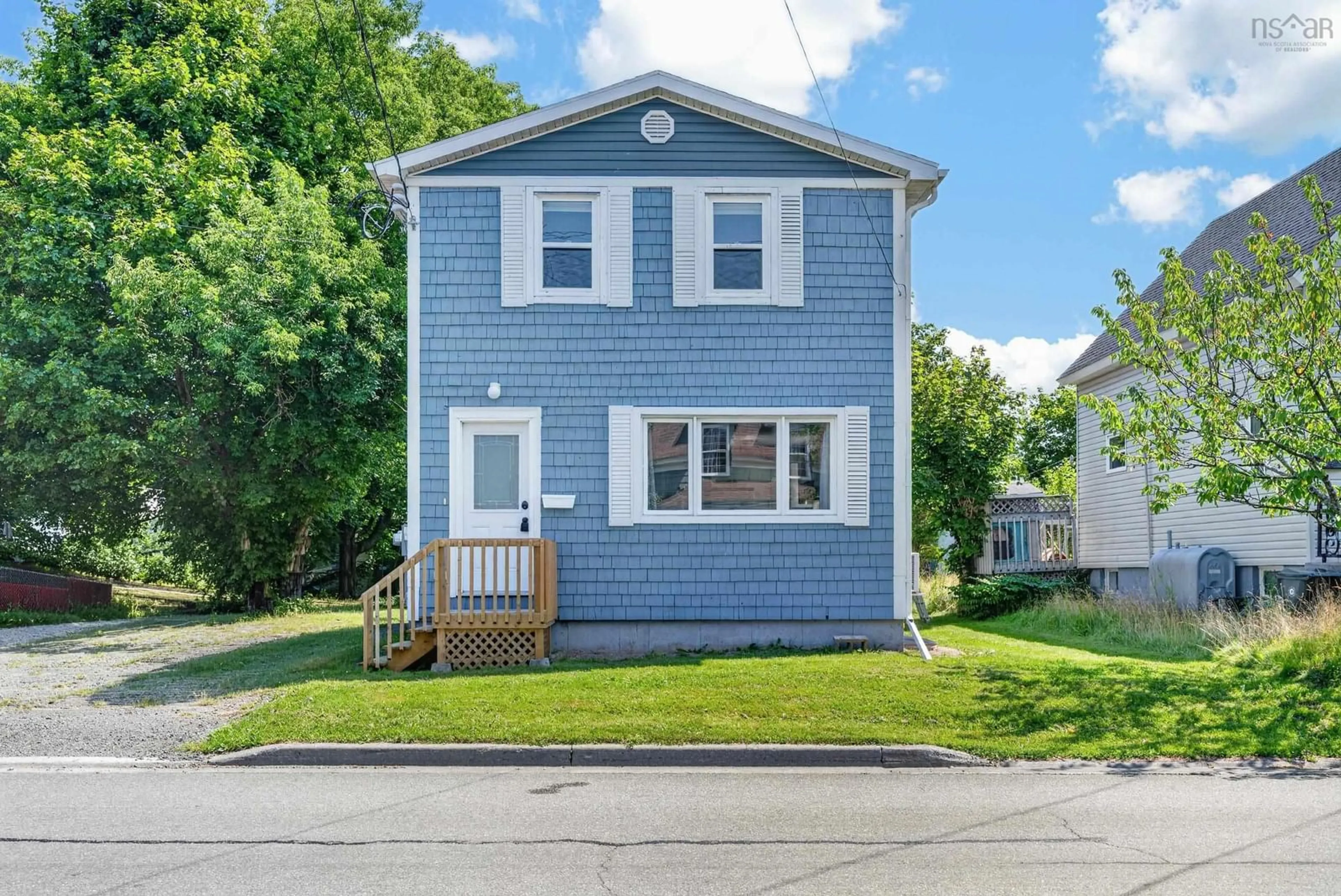 Home with vinyl exterior material, street for 37 Pierce Street, North Sydney Nova Scotia B2A 1M7