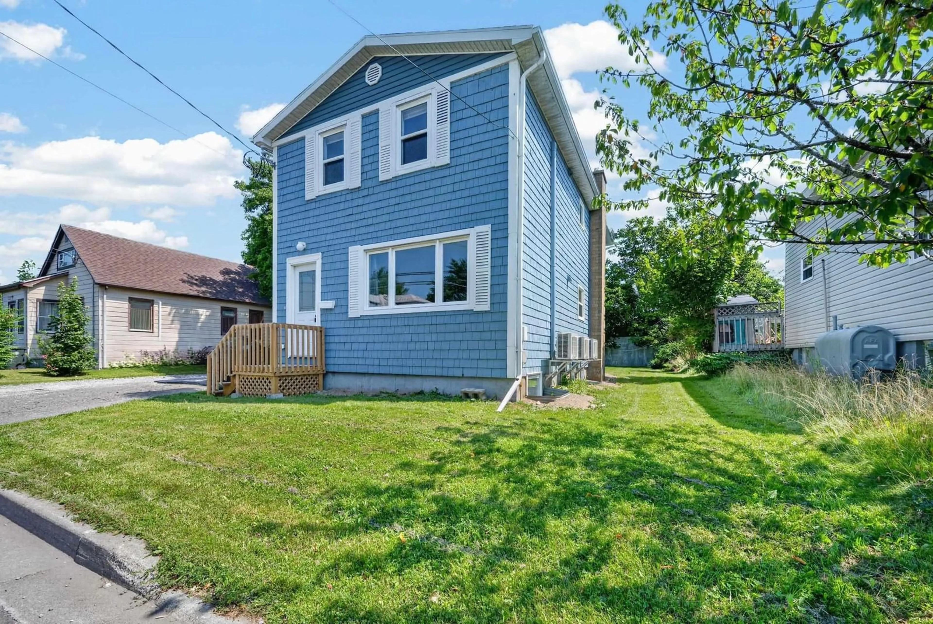 Home with vinyl exterior material, street for 37 Pierce Street, North Sydney Nova Scotia B2A 1M7