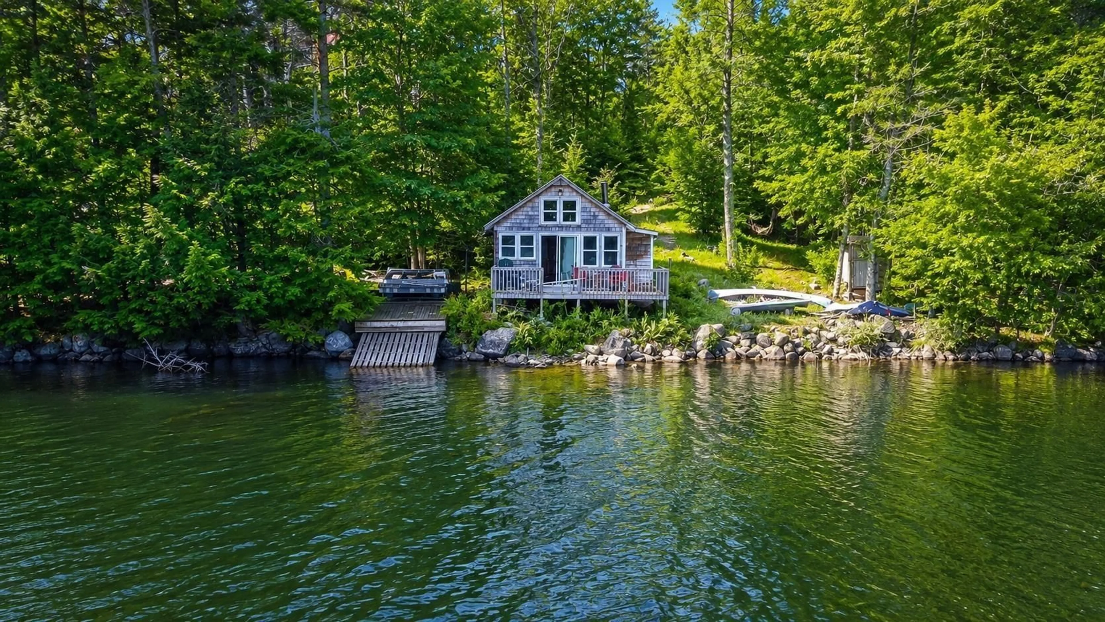 A pic from outside/outdoor area/front of a property/back of a property/a pic from drone, water/lake/river/ocean view for 118 South Point Lane, Franey Corner Nova Scotia B0R 1E0