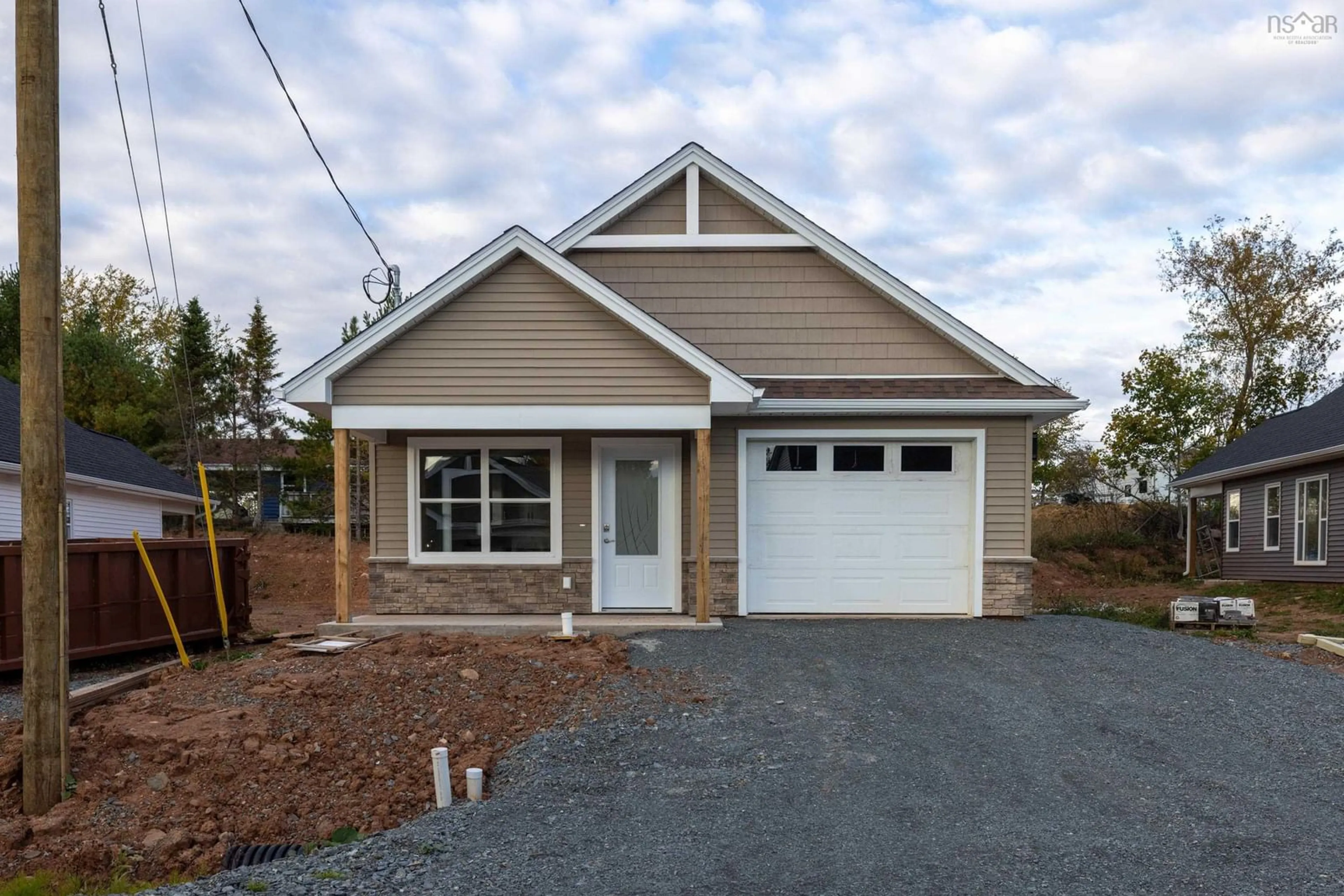 Home with vinyl exterior material, street for 43 Rubys Way, Stewiacke Nova Scotia B0N 2J0