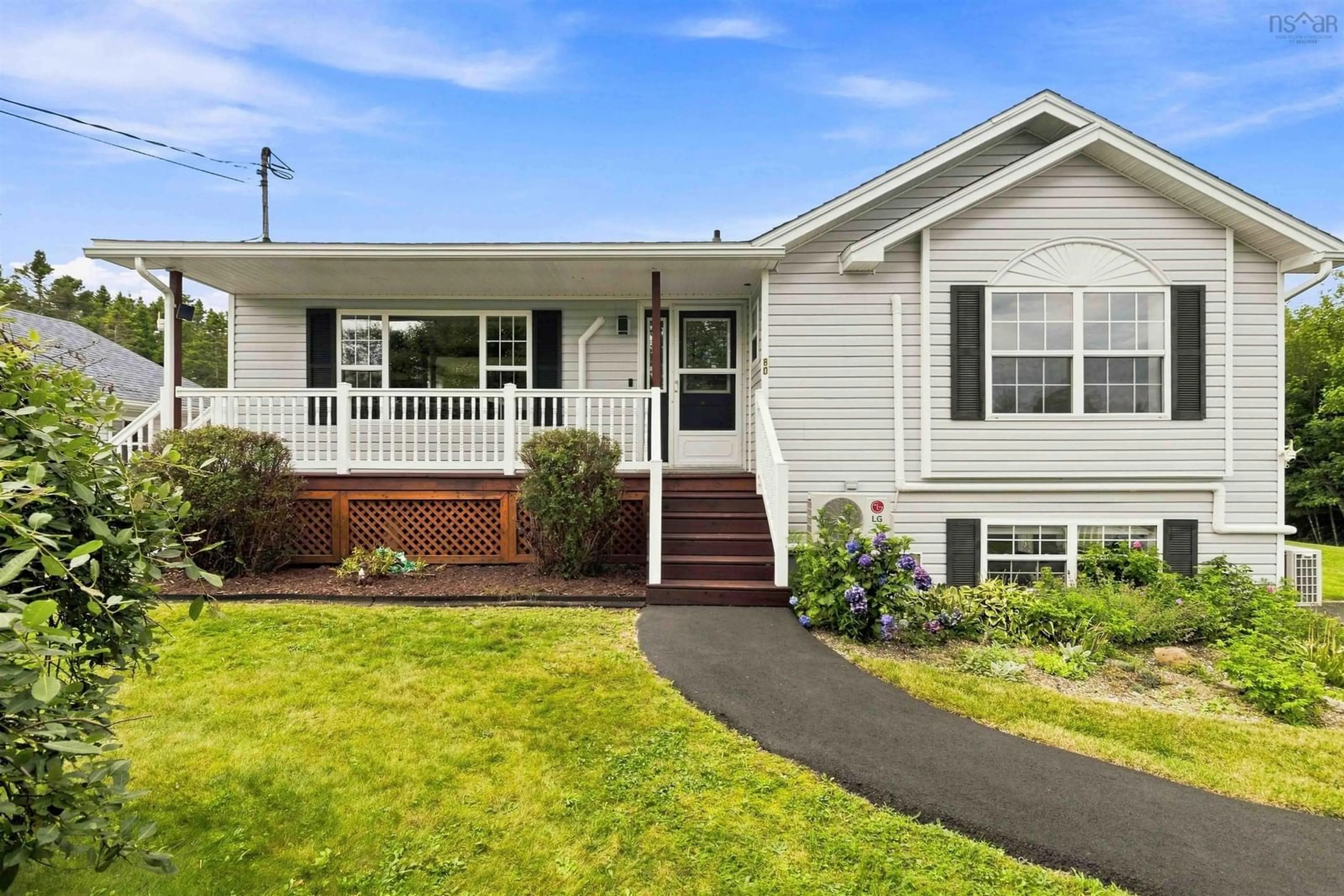 Home with vinyl exterior material, street for 80 Astour Dr, Eastern Passage Nova Scotia B3G 1S2