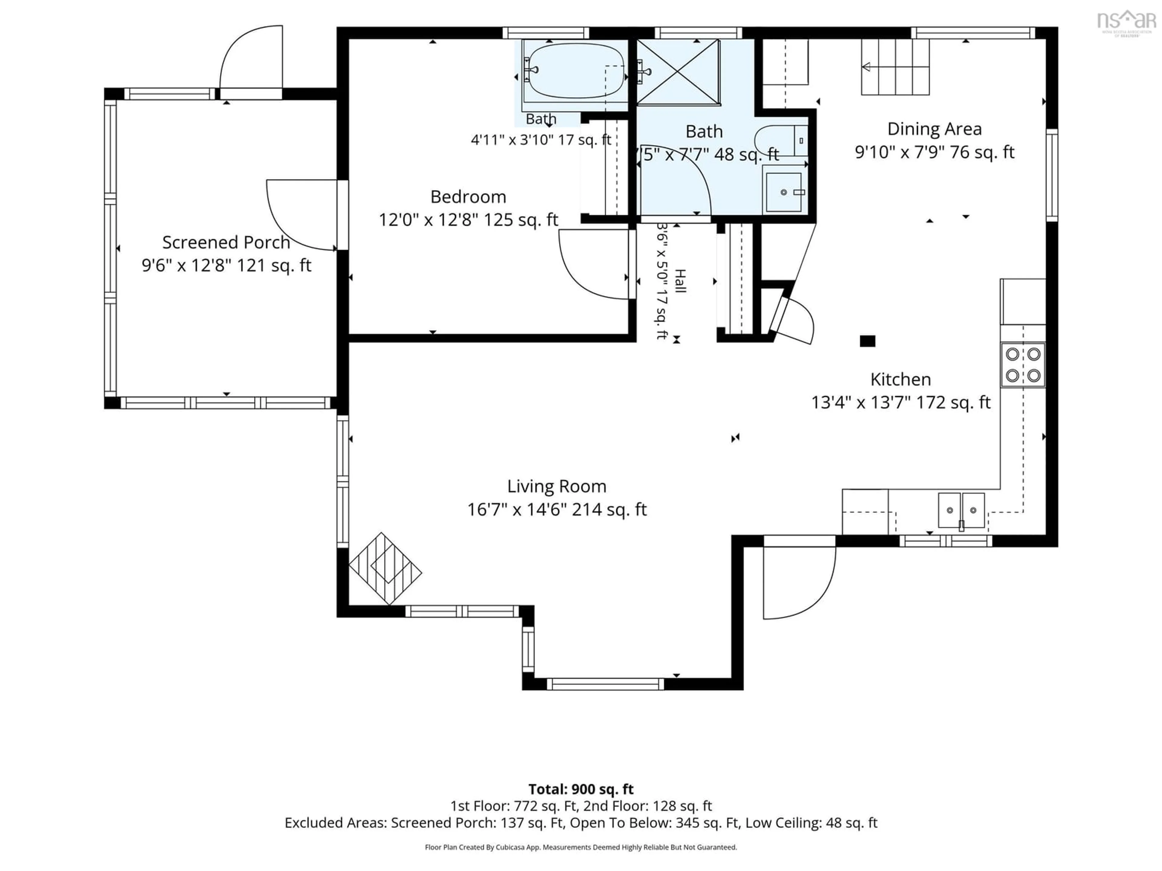 Floor plan for 1928 East Sable Rd, East Sable River Nova Scotia B0T 1V0