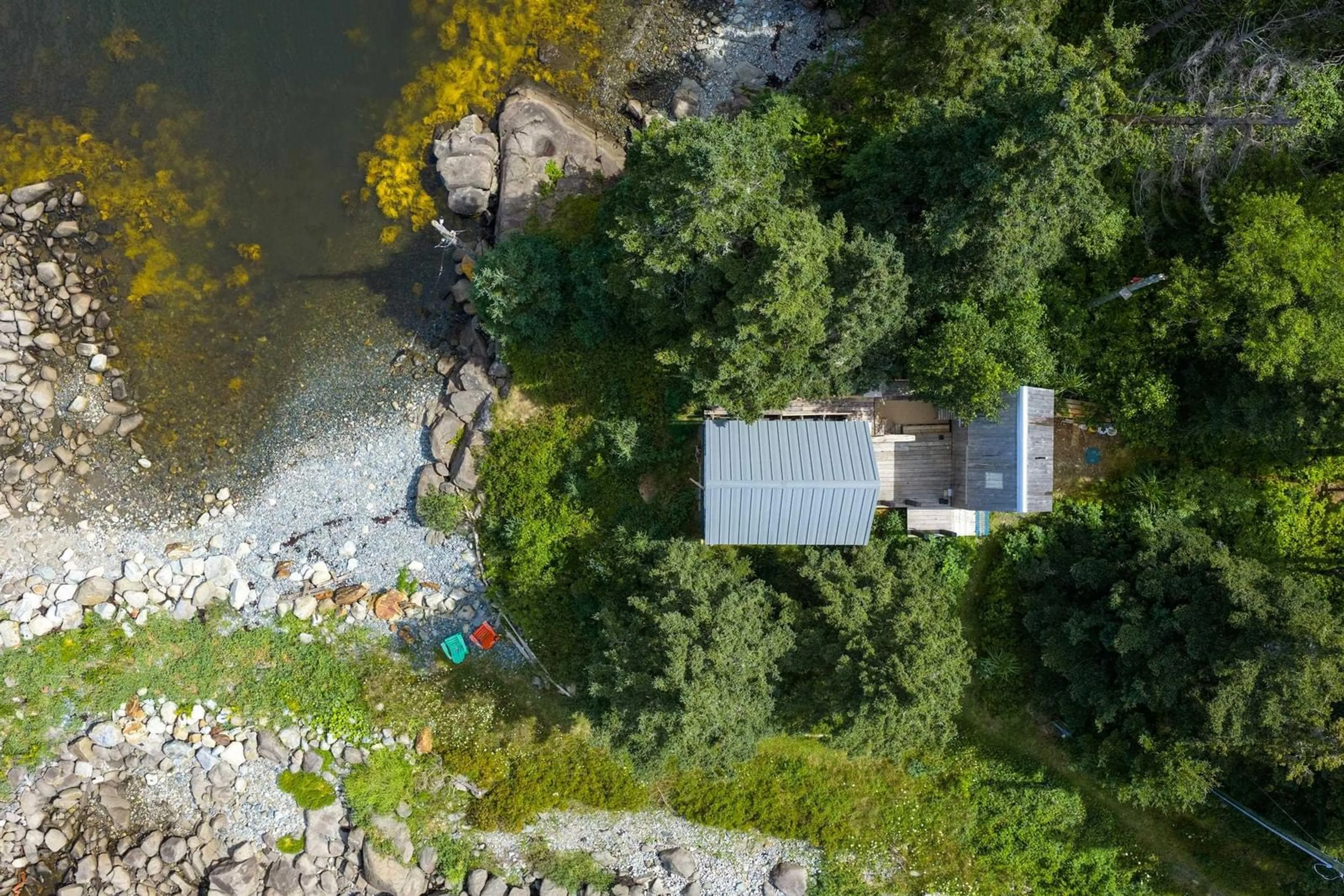 A pic from outside/outdoor area/front of a property/back of a property/a pic from drone, water/lake/river/ocean view for 61 Little Harbour Rd, Cherry Hill Nova Scotia B0J 2H0