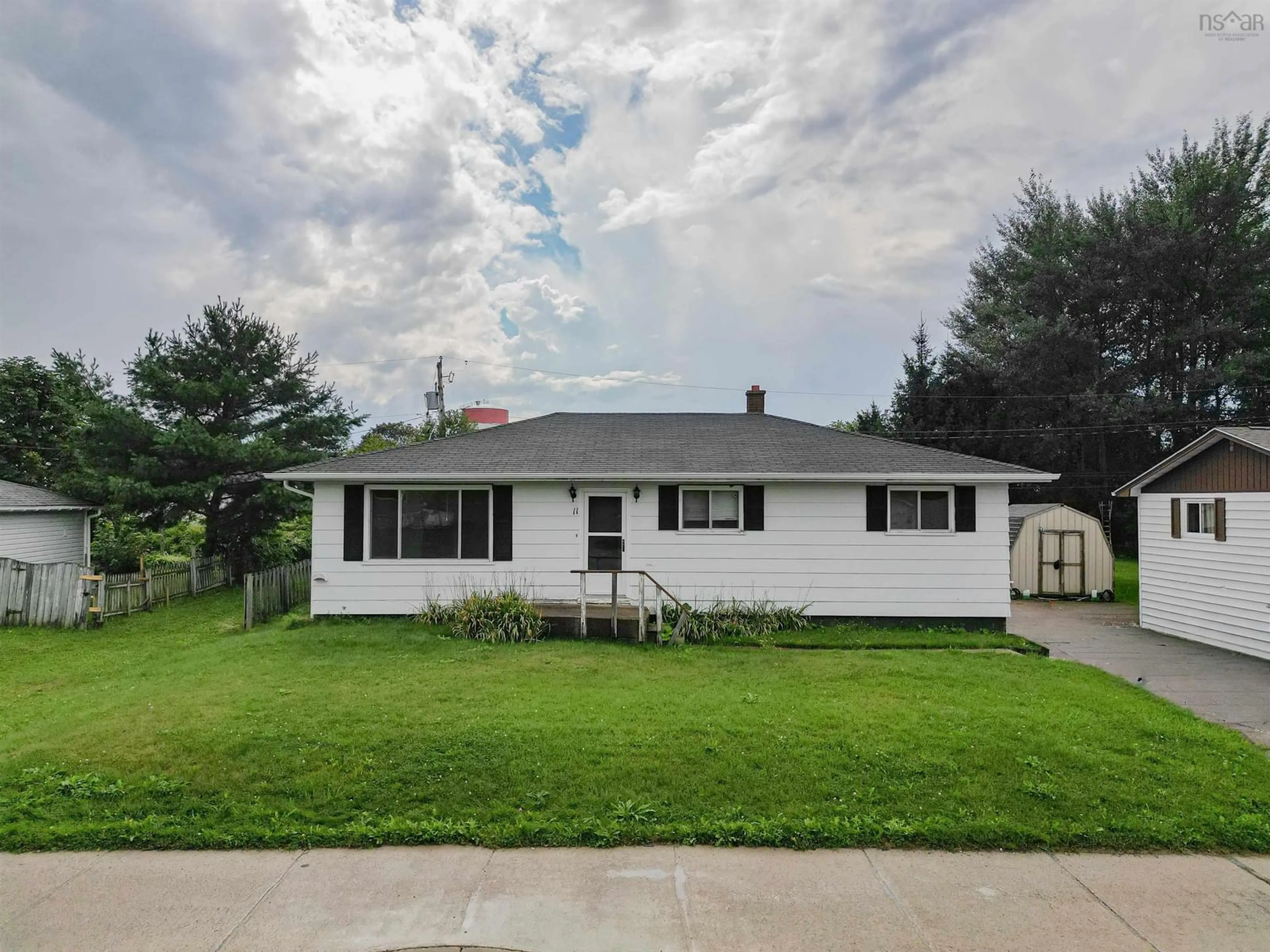 Home with vinyl exterior material, street for 11 Tamarac Dr, Port Hawkesbury Nova Scotia B9A 3E6