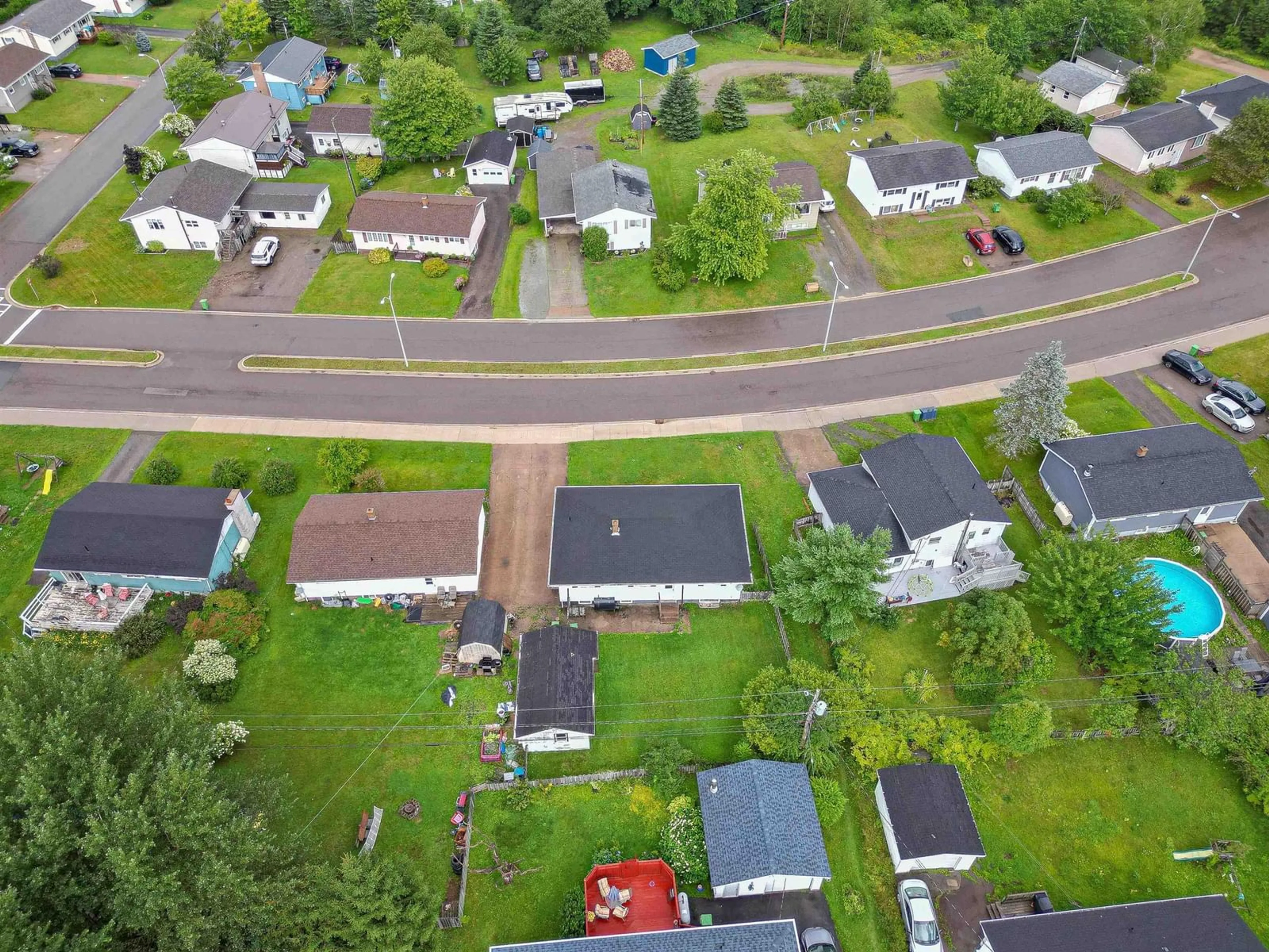 A pic from outside/outdoor area/front of a property/back of a property/a pic from drone, street for 11 Tamarac Dr, Port Hawkesbury Nova Scotia B9A 3E6