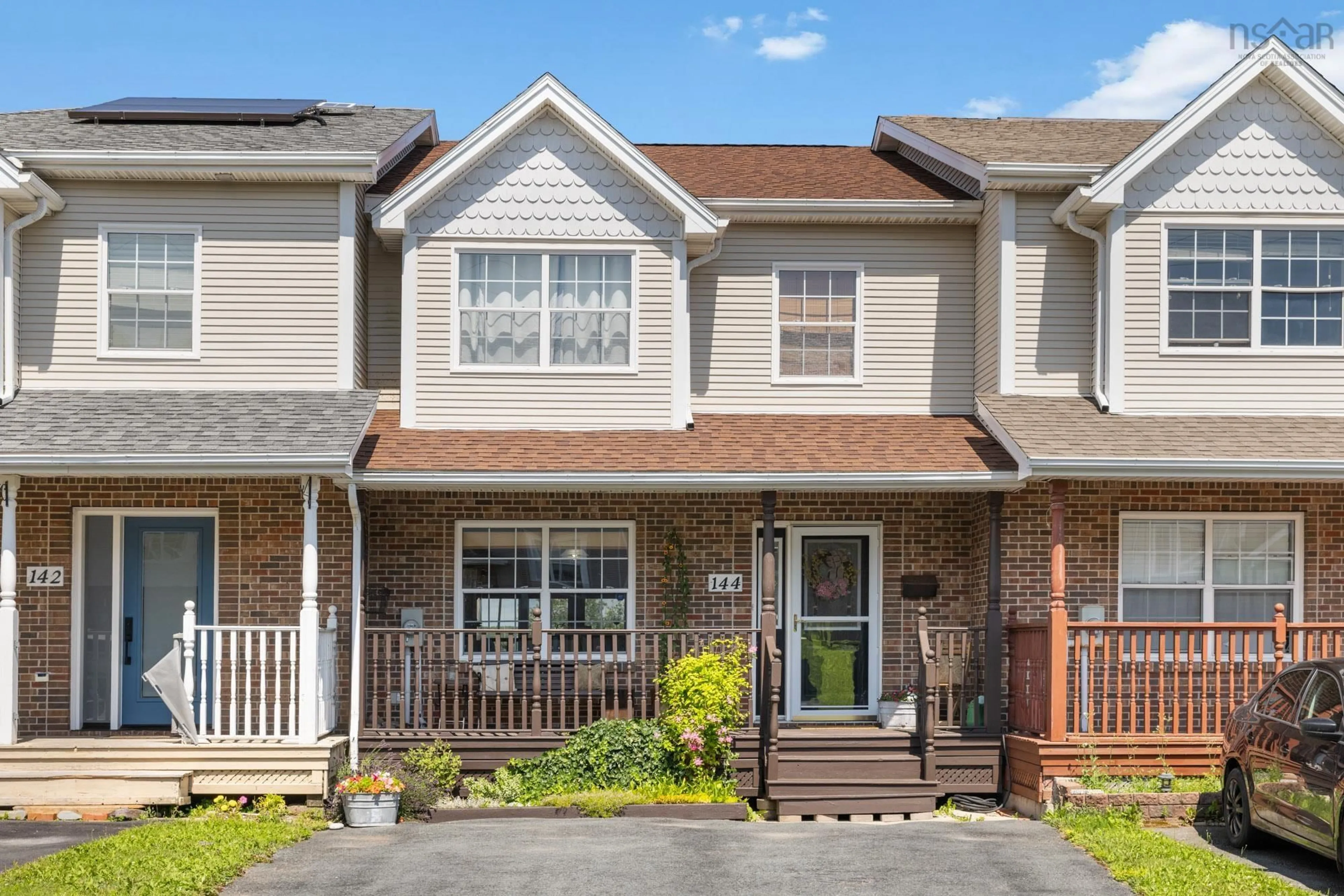 Home with vinyl exterior material, street for 144 Green Village Lane, Dartmouth Nova Scotia B2Y 4V4
