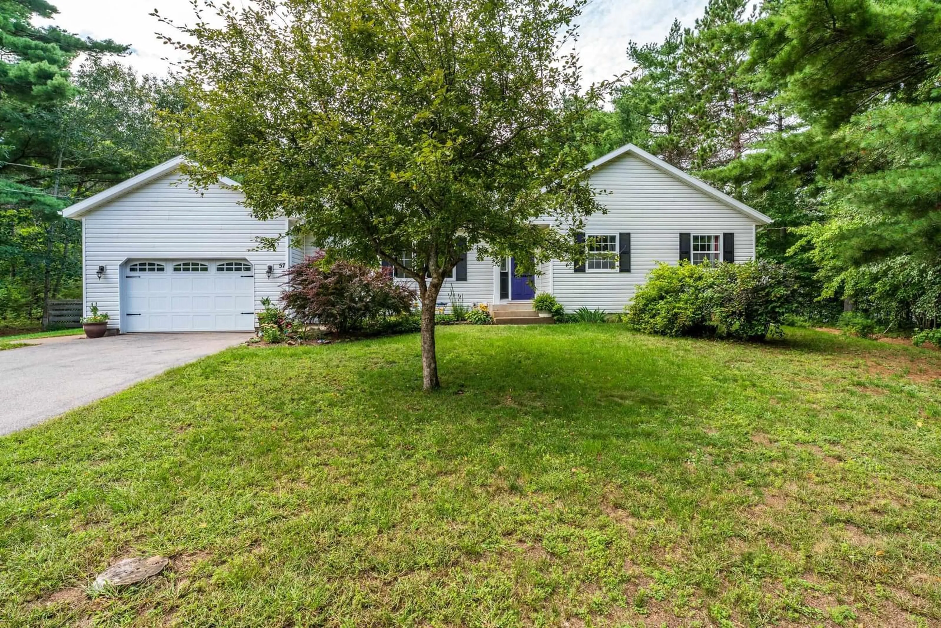 Home with vinyl exterior material, street for 57 Dr Lewis Johnston St, South Farmington Nova Scotia B0P 1W0
