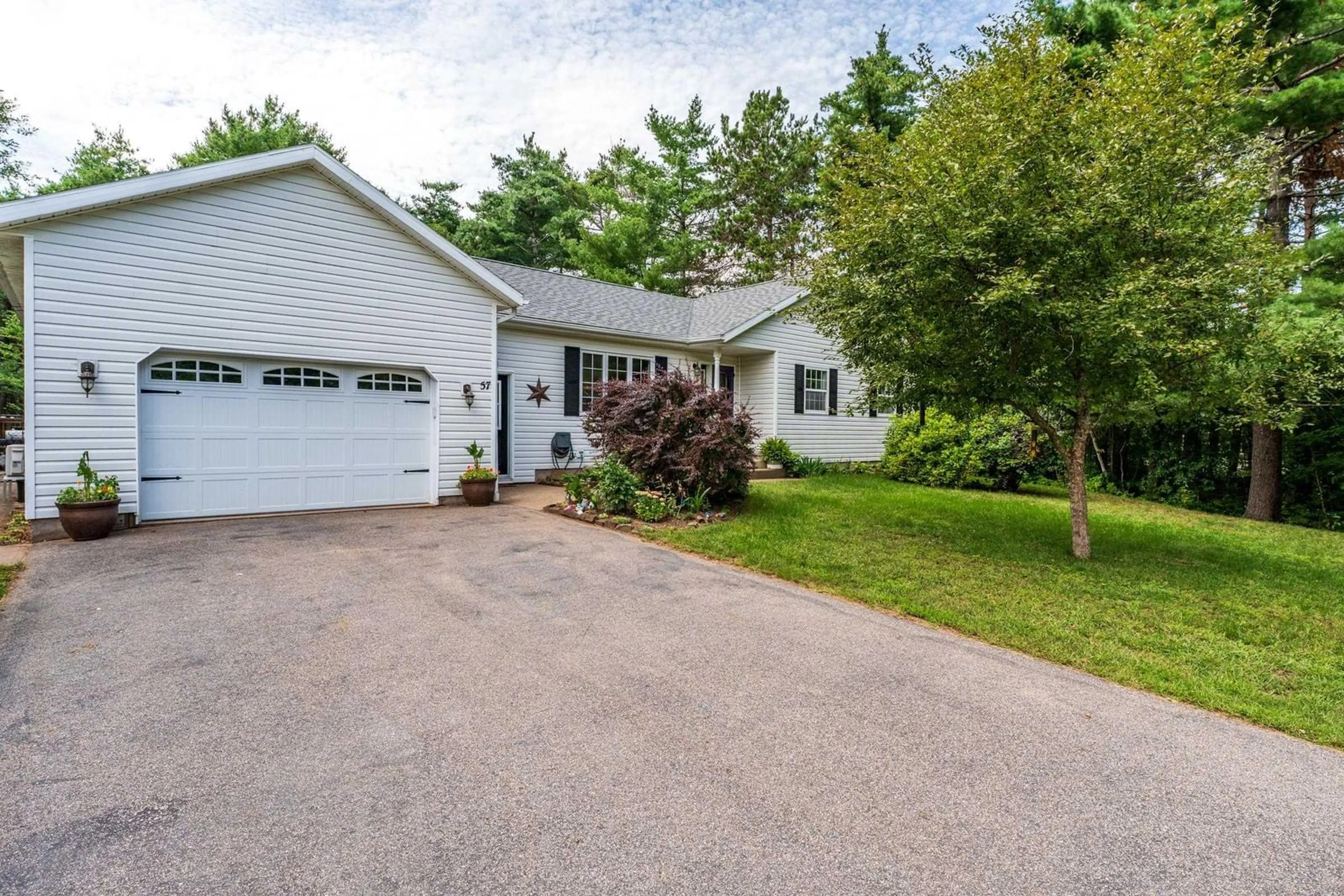Home with vinyl exterior material, street for 57 Dr Lewis Johnston St, South Farmington Nova Scotia B0P 1W0