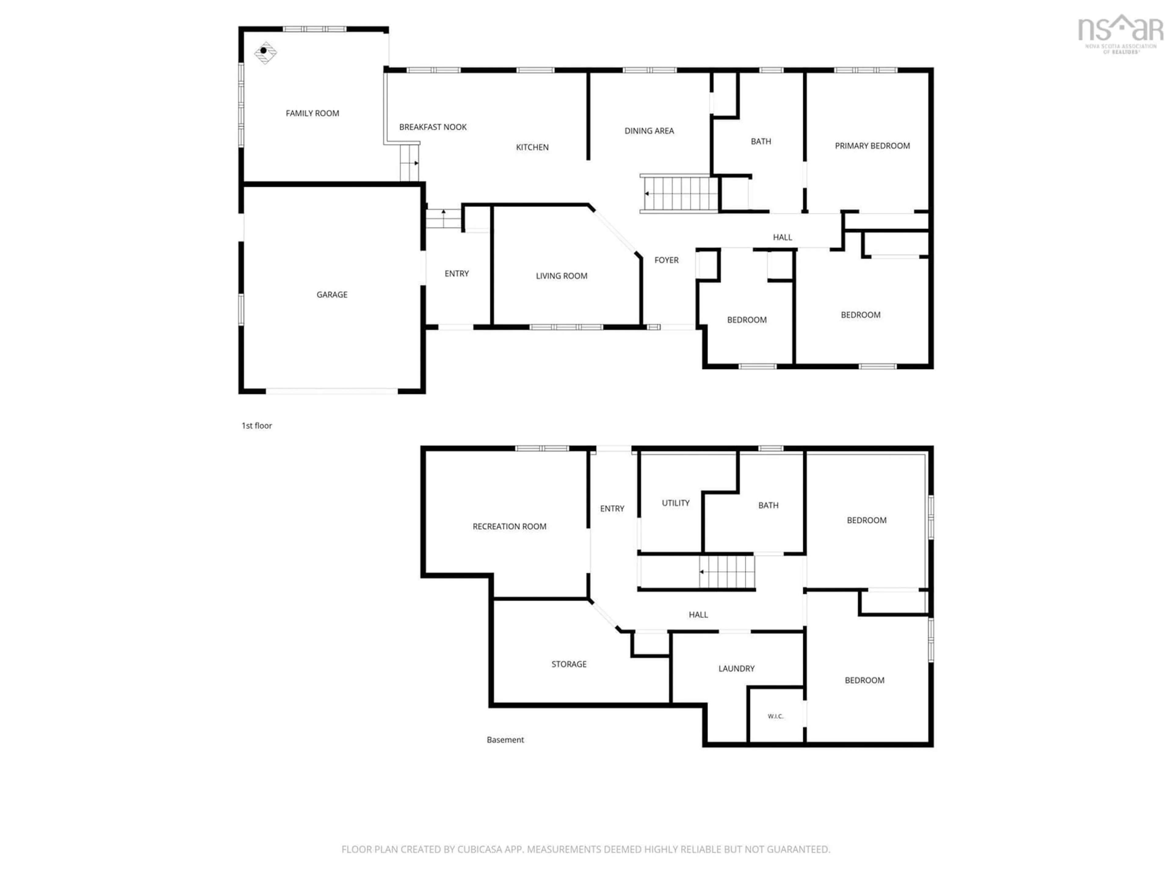 Floor plan for 57 Dr Lewis Johnston St, South Farmington Nova Scotia B0P 1W0