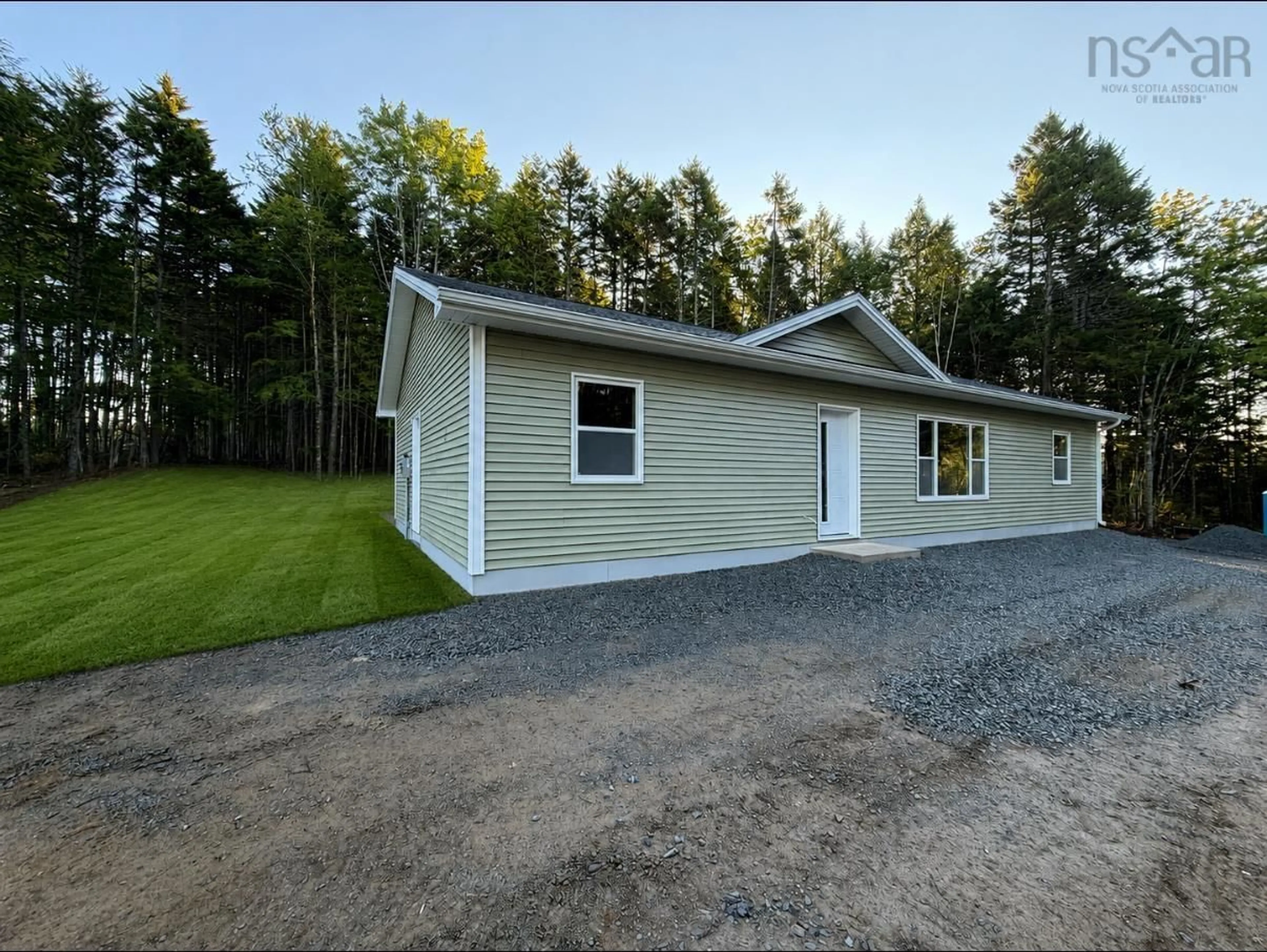 Home with vinyl exterior material, building for 402 Mullock Rd, Rhodes Corner Nova Scotia B4V 5N5