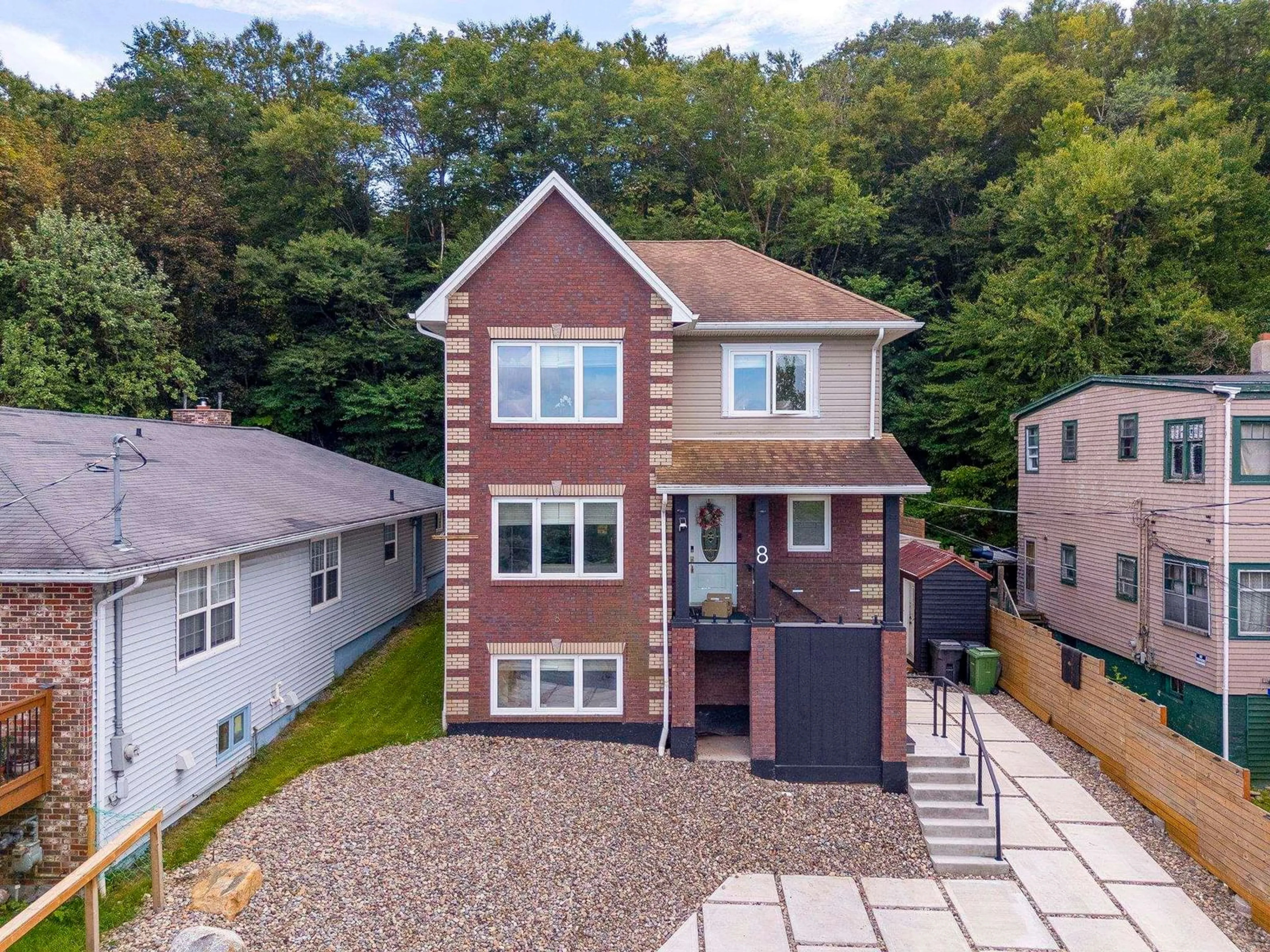 A pic from outside/outdoor area/front of a property/back of a property/a pic from drone, street for 8 & 10 Sailboat Lane, Halifax Nova Scotia B3P 0B9