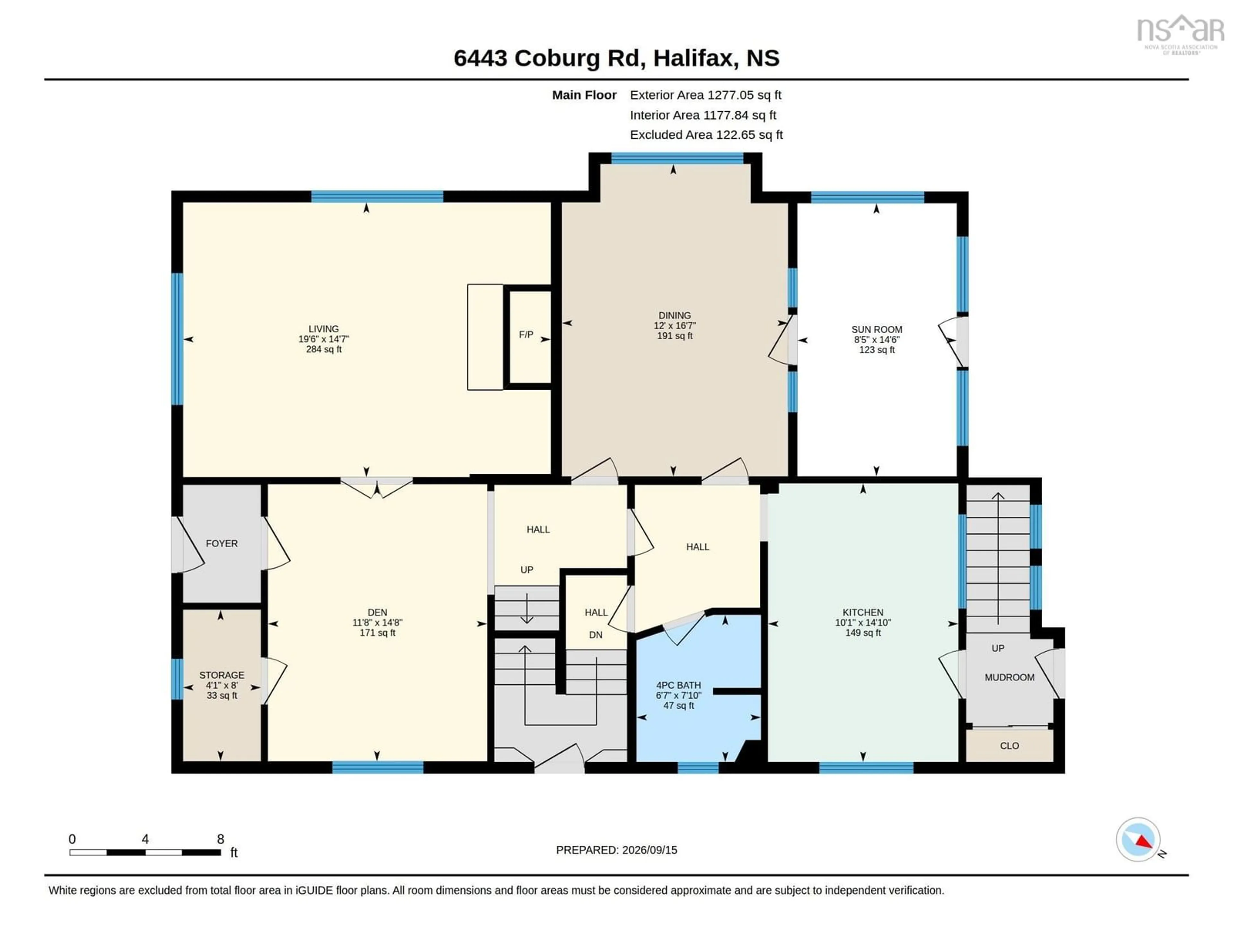Floor plan for 6443 Coburg Rd, South End Nova Scotia B3H 2A6