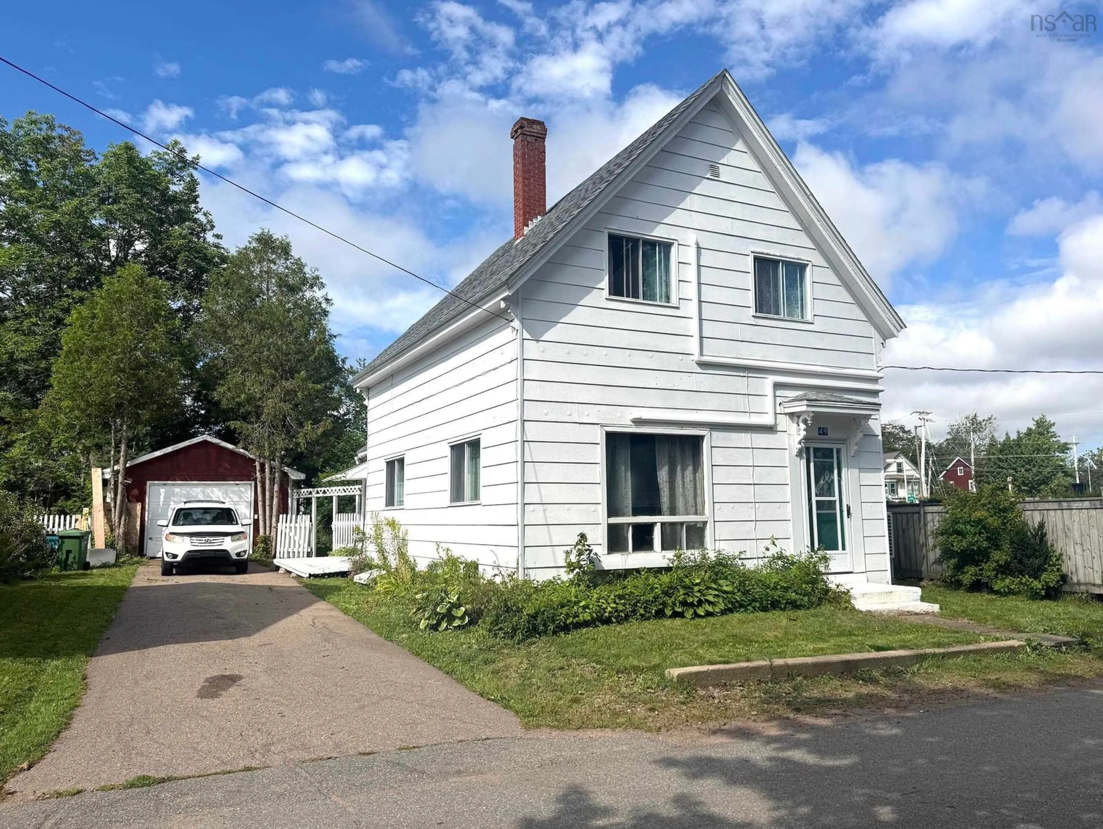 A pic from outside/outdoor area/front of a property/back of a property/a pic from drone, street for 49 Chapel St, Parrsboro Nova Scotia B0M 1S0