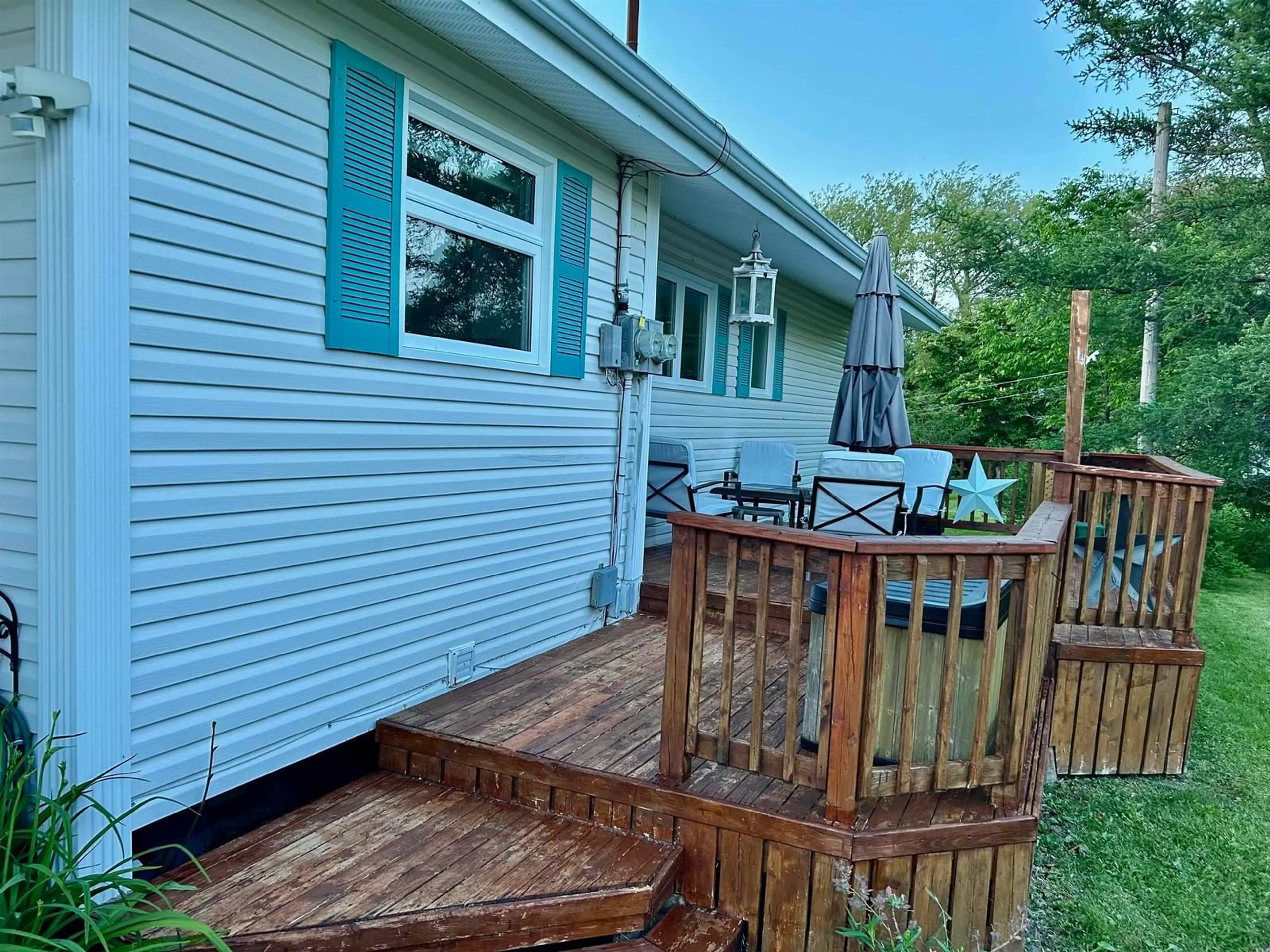 Patio, water/lake/river/ocean view for 44 Napean St, Port Hawkesbury Nova Scotia B9A 2E3