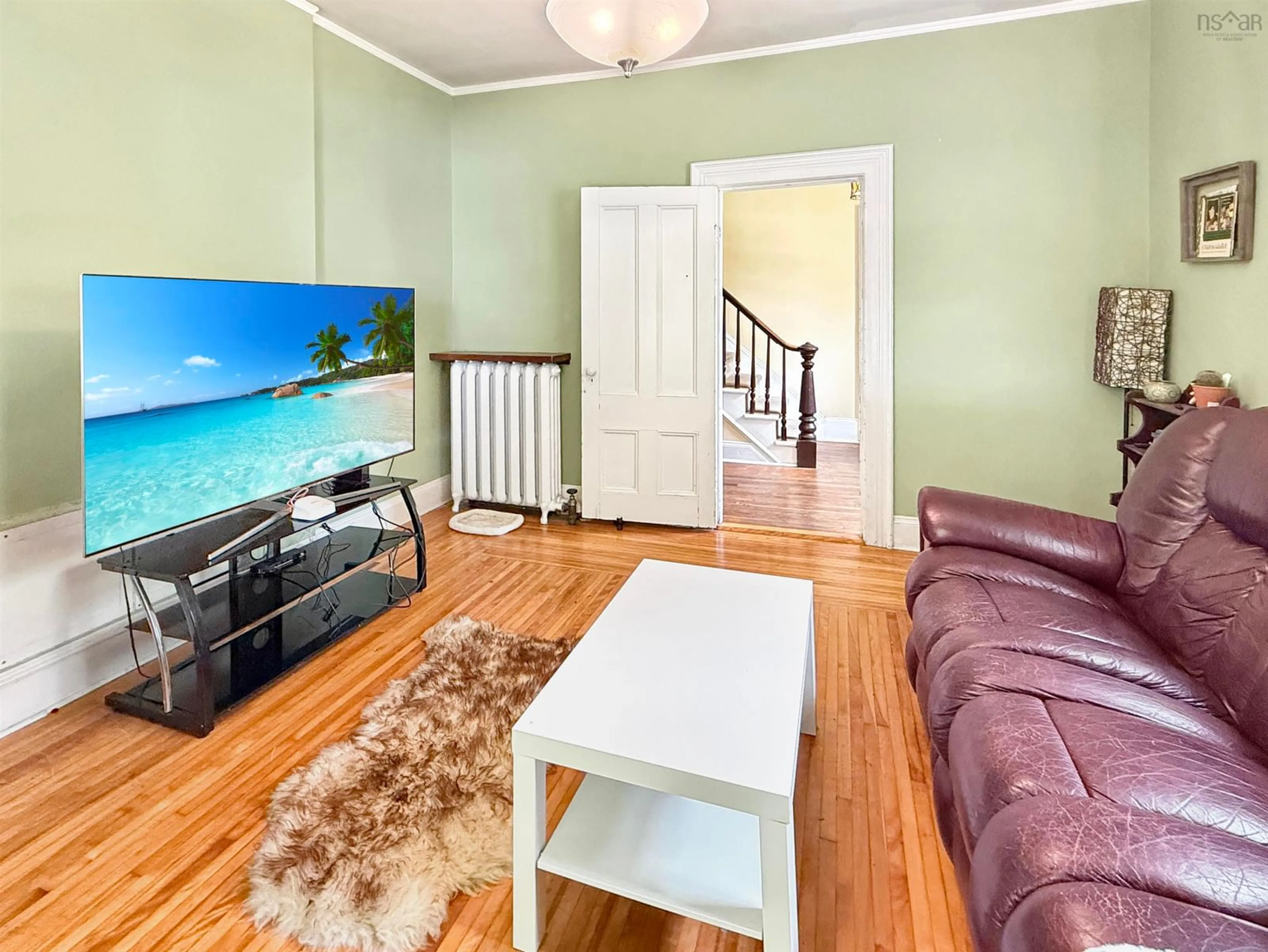 Living room with furniture, unknown for 92 Mackay St, New Glasgow Nova Scotia B2H 3H7