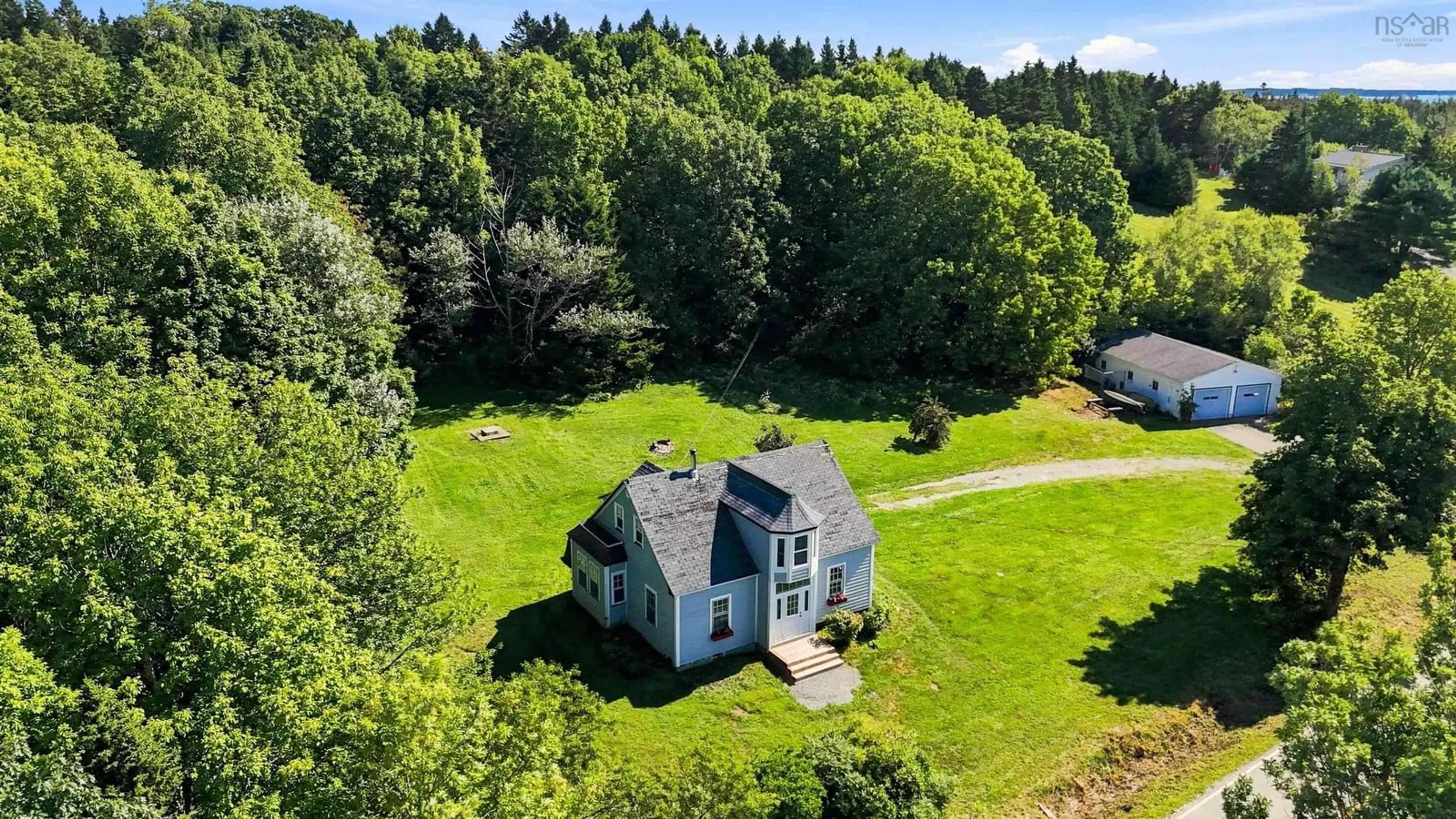 A pic from outside/outdoor area/front of a property/back of a property/a pic from drone, unknown for 5588 Highway 331, Petite Rivière Nova Scotia B0R 1C0