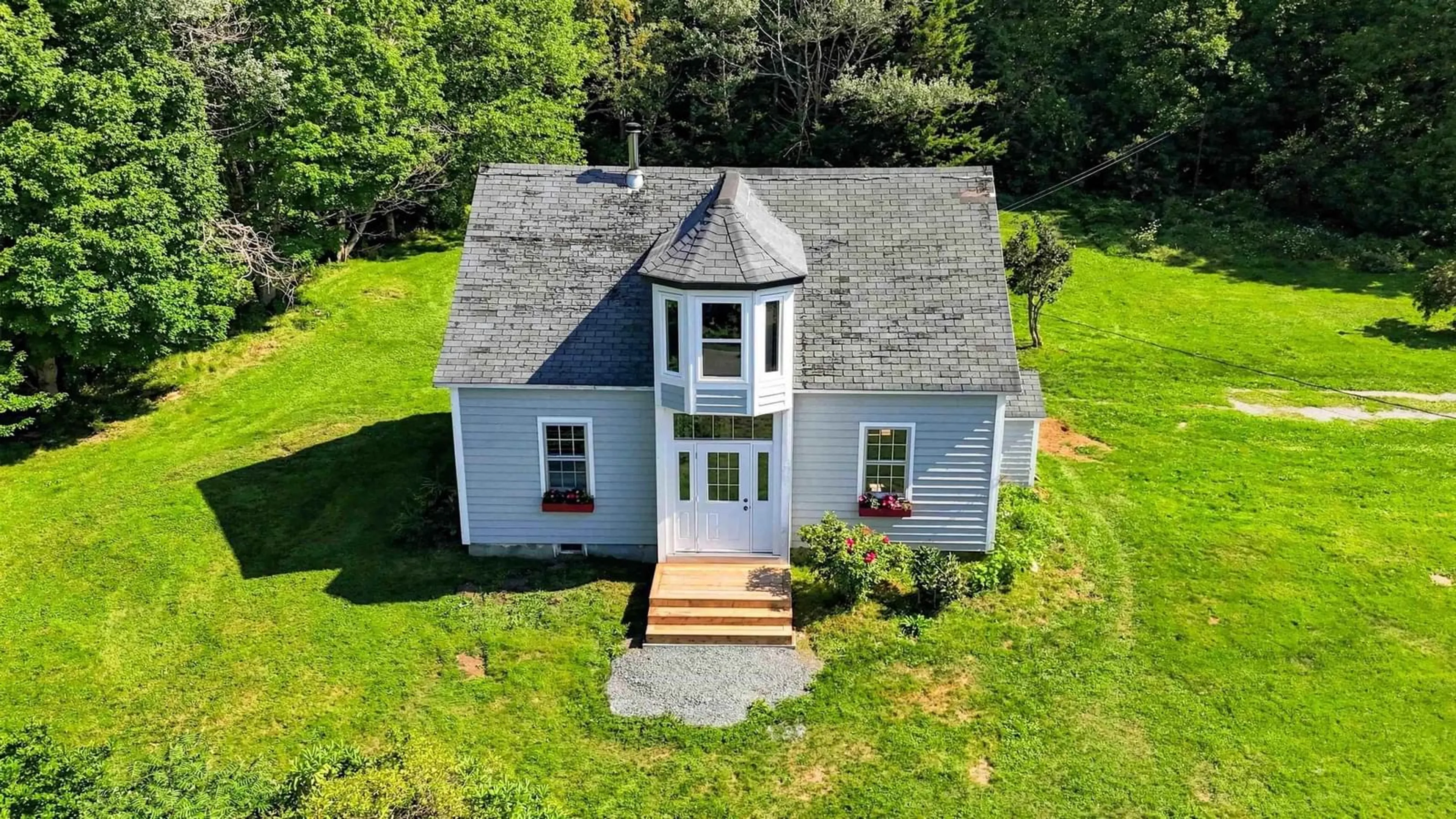 A pic from outside/outdoor area/front of a property/back of a property/a pic from drone, building for 5588 Highway 331, Petite Rivière Nova Scotia B0R 1C0