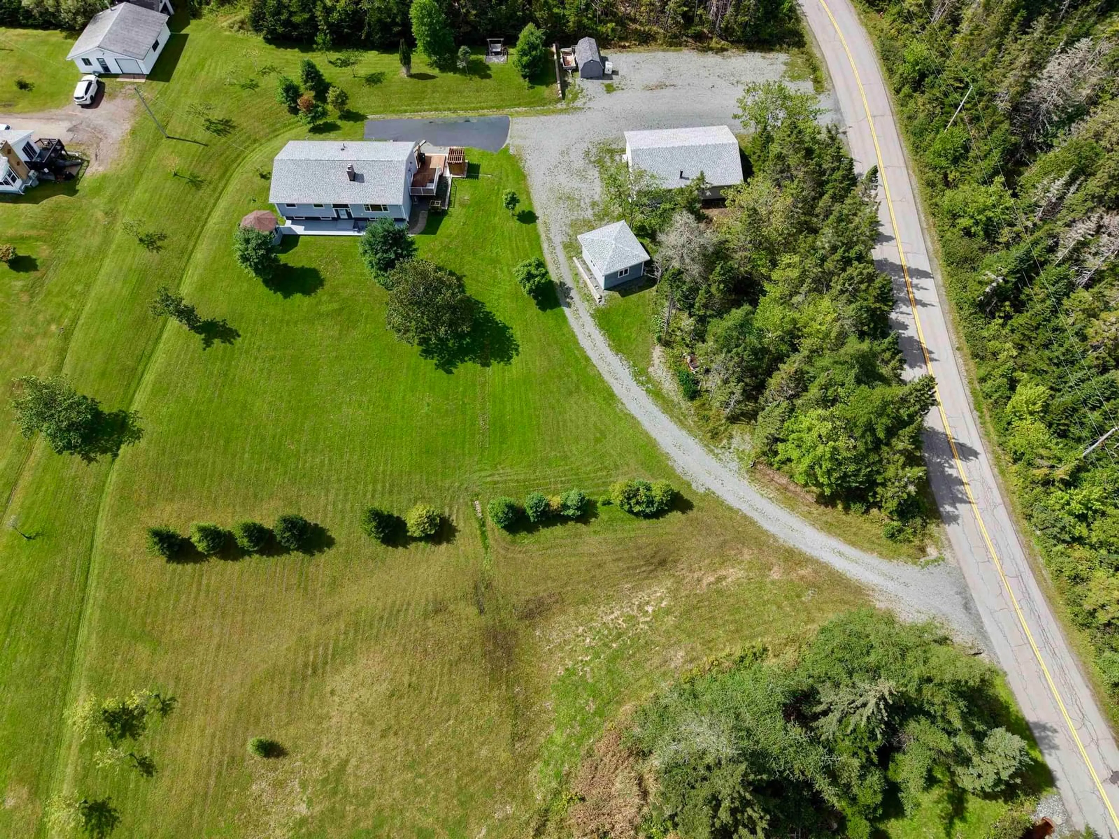 A pic from outside/outdoor area/front of a property/back of a property/a pic from drone, unknown for 110 De Raymond St., St. Peter's Nova Scotia B0E 3B0