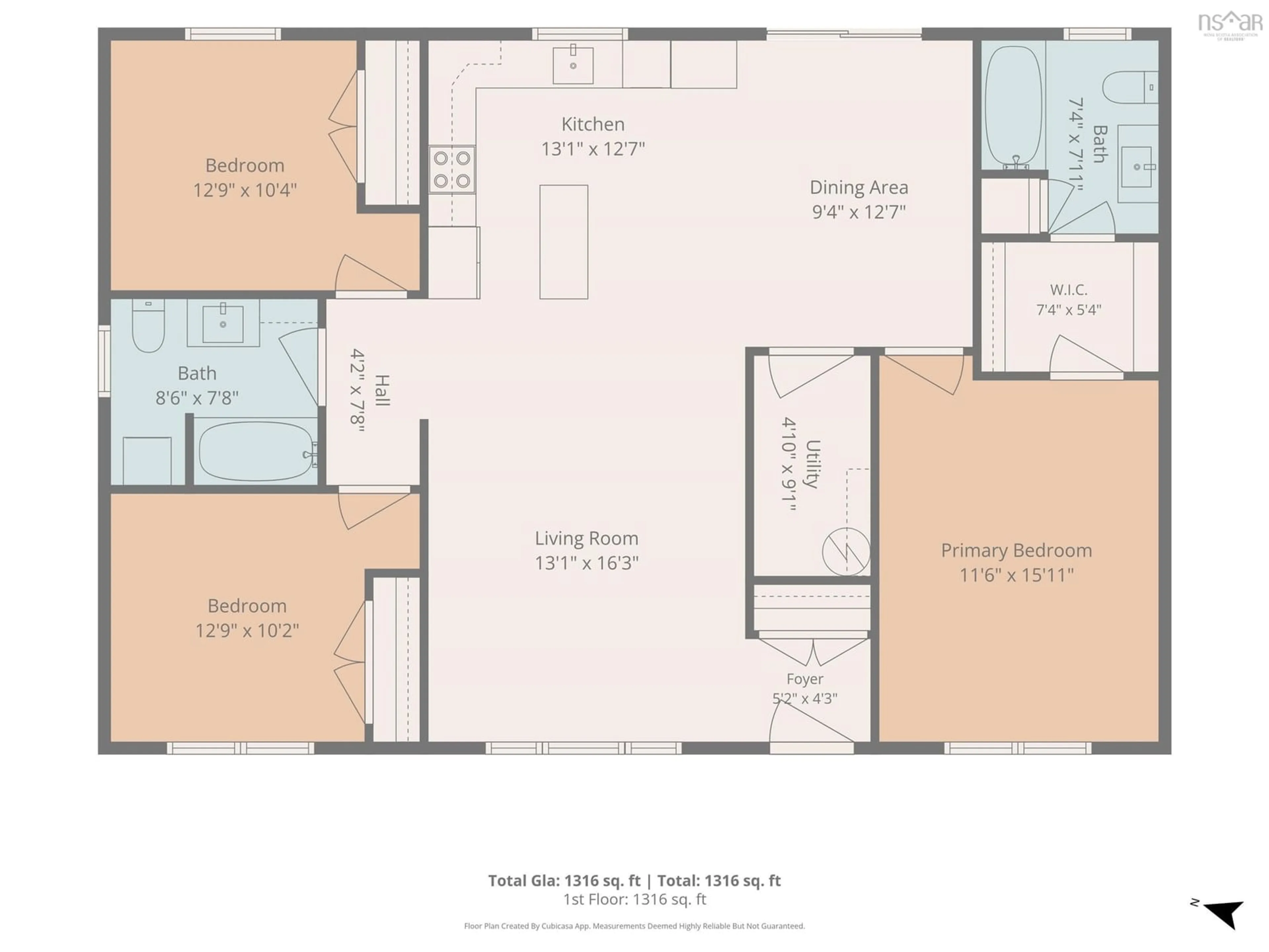 Floor plan for 19 Ardoise Lane, Ardoise Nova Scotia B0N 1L0