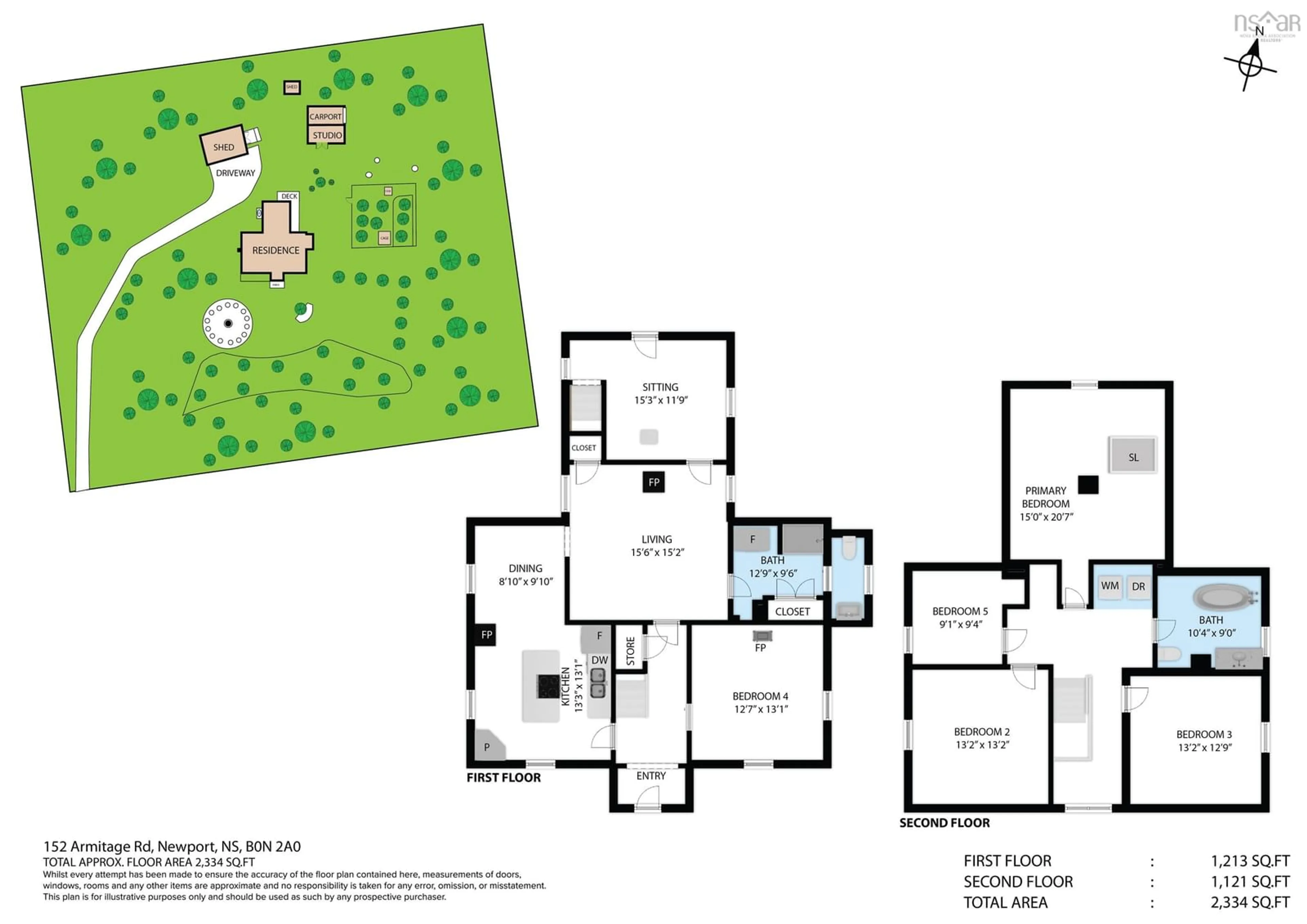Floor plan for 152 Armitage Rd, Lower Burlington Nova Scotia B0N 2A0