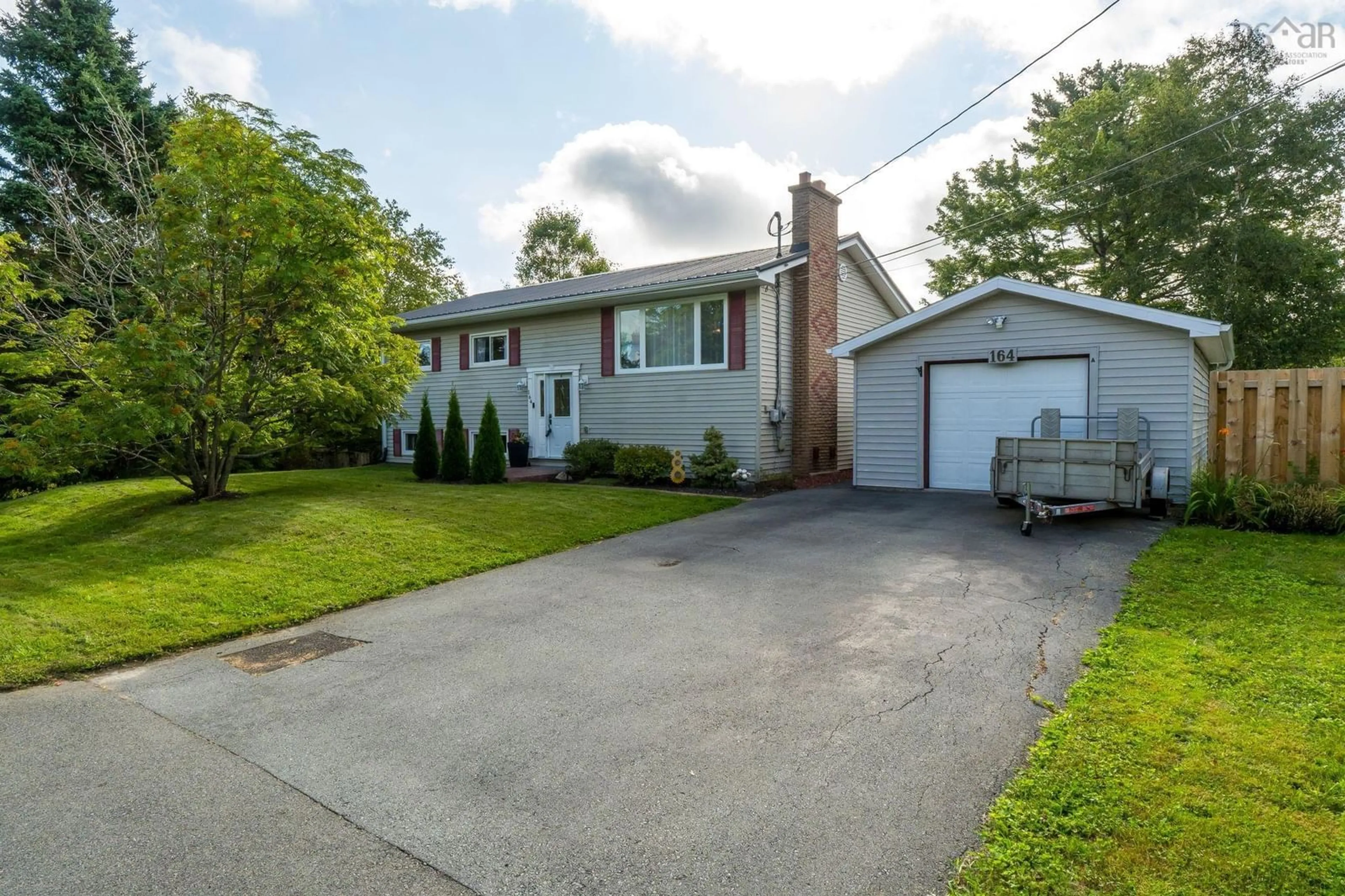 A pic from outside/outdoor area/front of a property/back of a property/a pic from drone, street for 164 Riverwood Dr, Timberlea Nova Scotia B3T 1E1