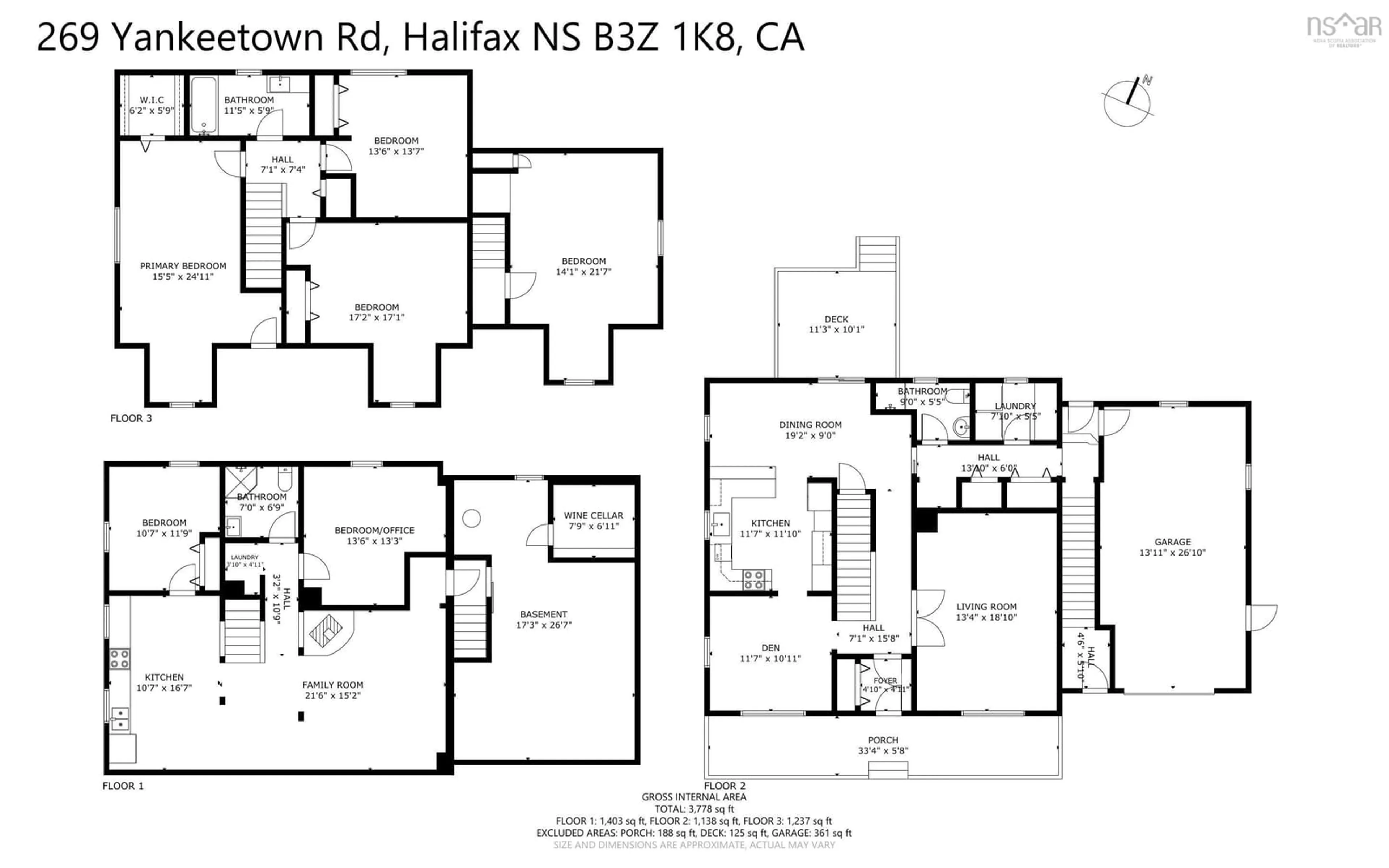 Floor plan for 269 Yankeetown Rd, Hammonds Plains Nova Scotia B3Z 1K8