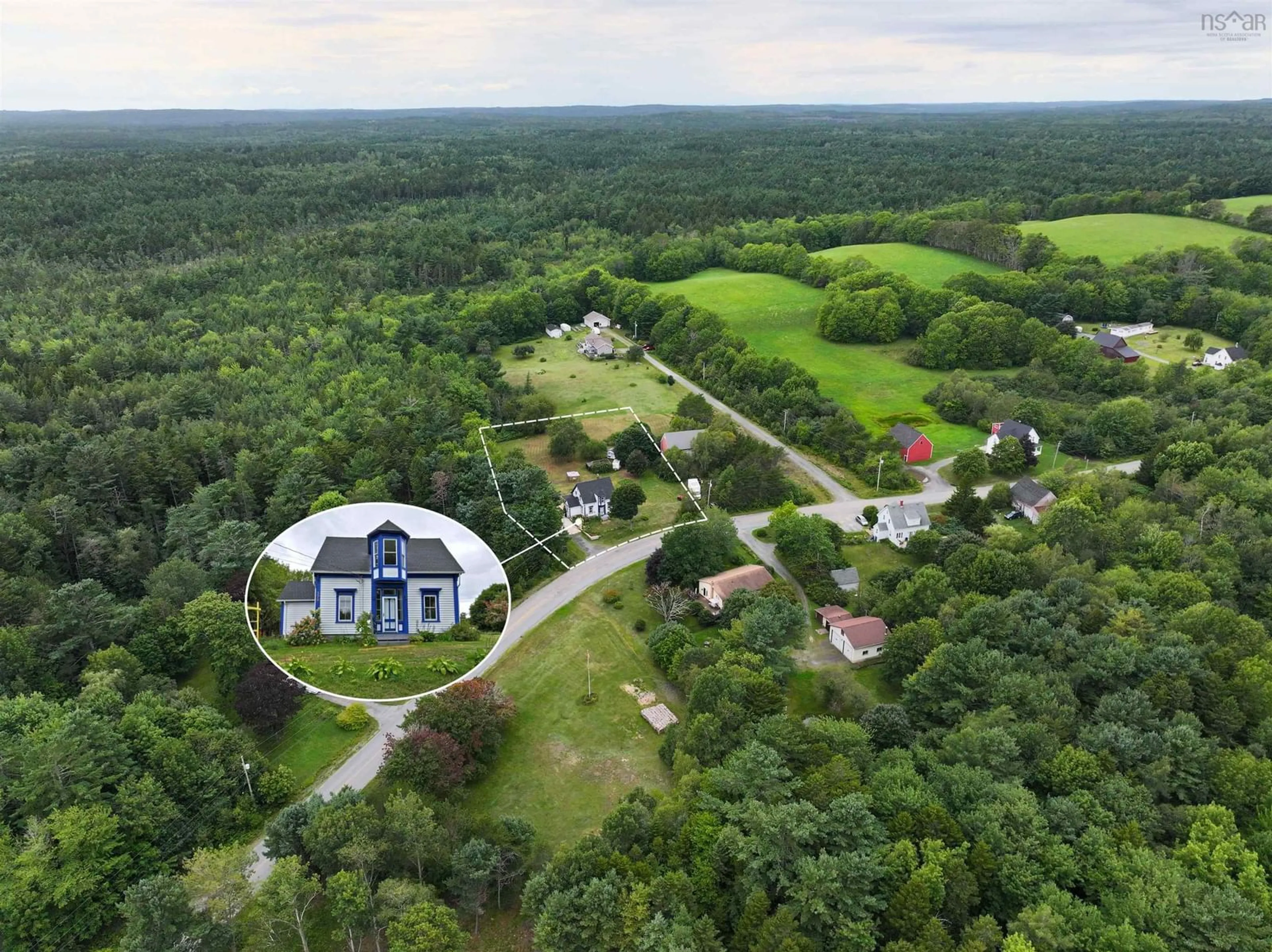 A pic from outside/outdoor area/front of a property/back of a property/a pic from drone, unknown for 370 Back Centre Rd, Back Centre Nova Scotia B0J 2C0