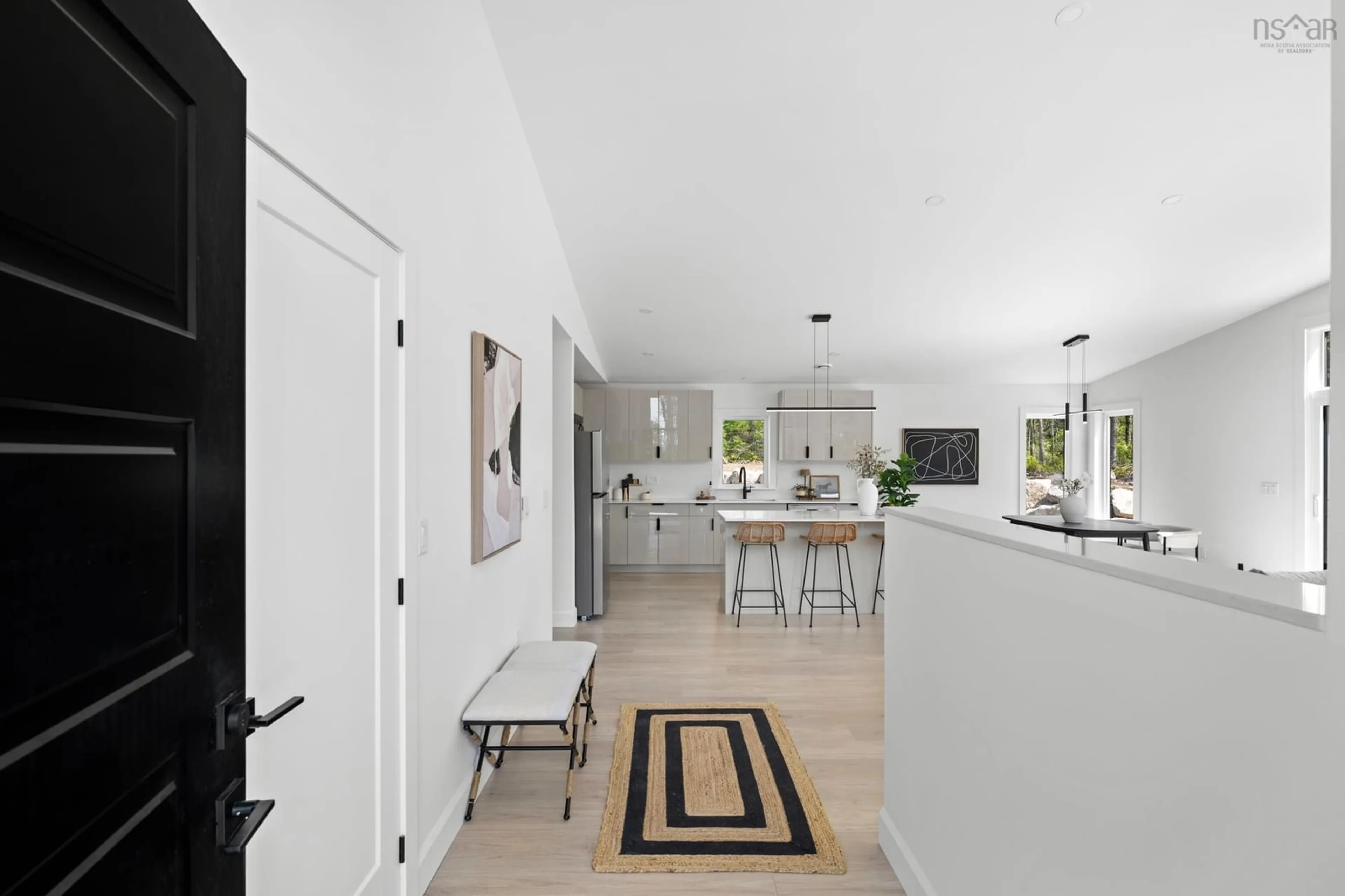 Open concept kitchen, ceramic/tile floor for 9241 Peggys Cove Rd, Hacketts Cove Nova Scotia B3Z 0T7