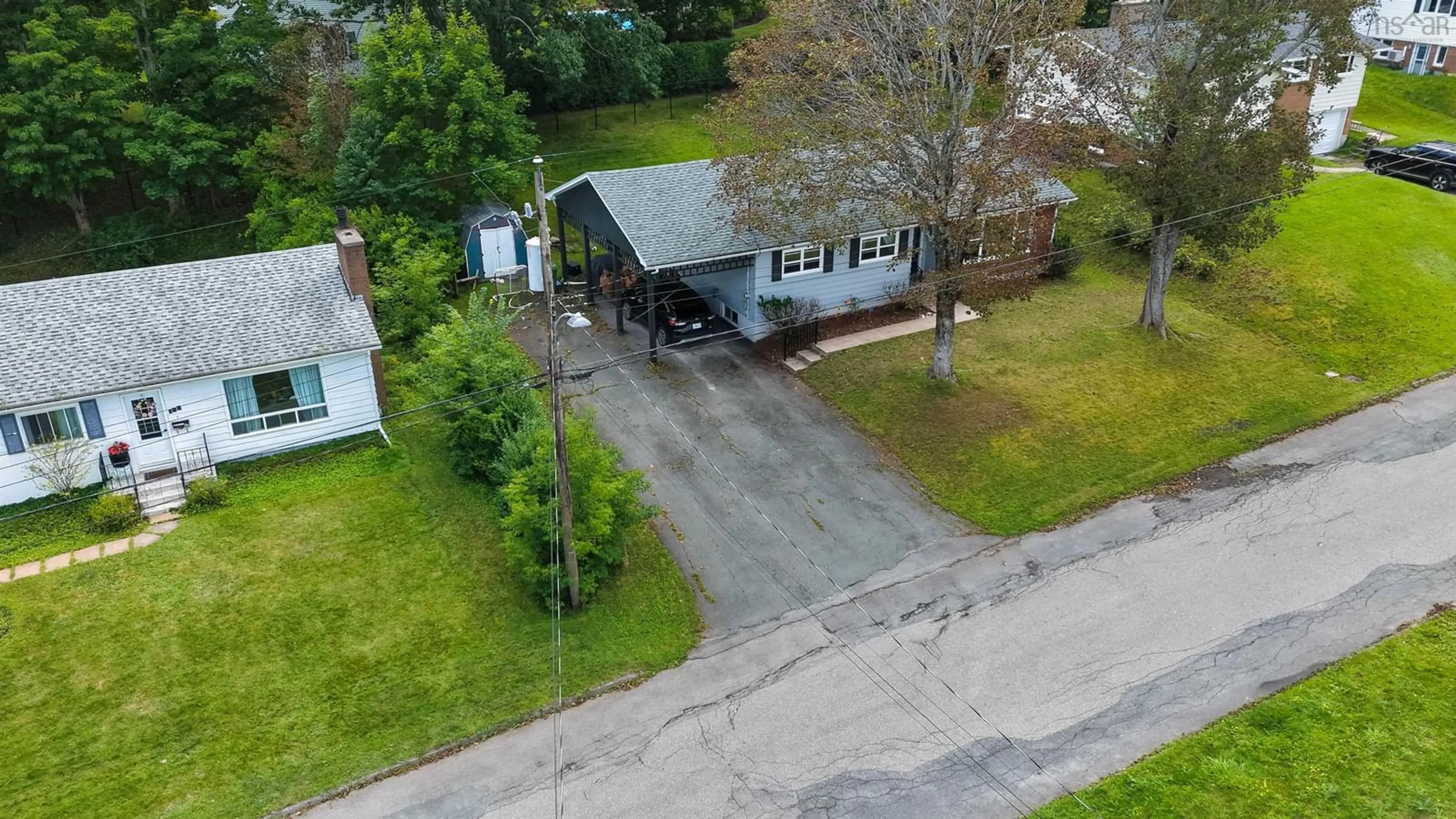 A pic from outside/outdoor area/front of a property/back of a property/a pic from drone, street for 135 Chelsea Crt, New Glasgow Nova Scotia B2H 1V5