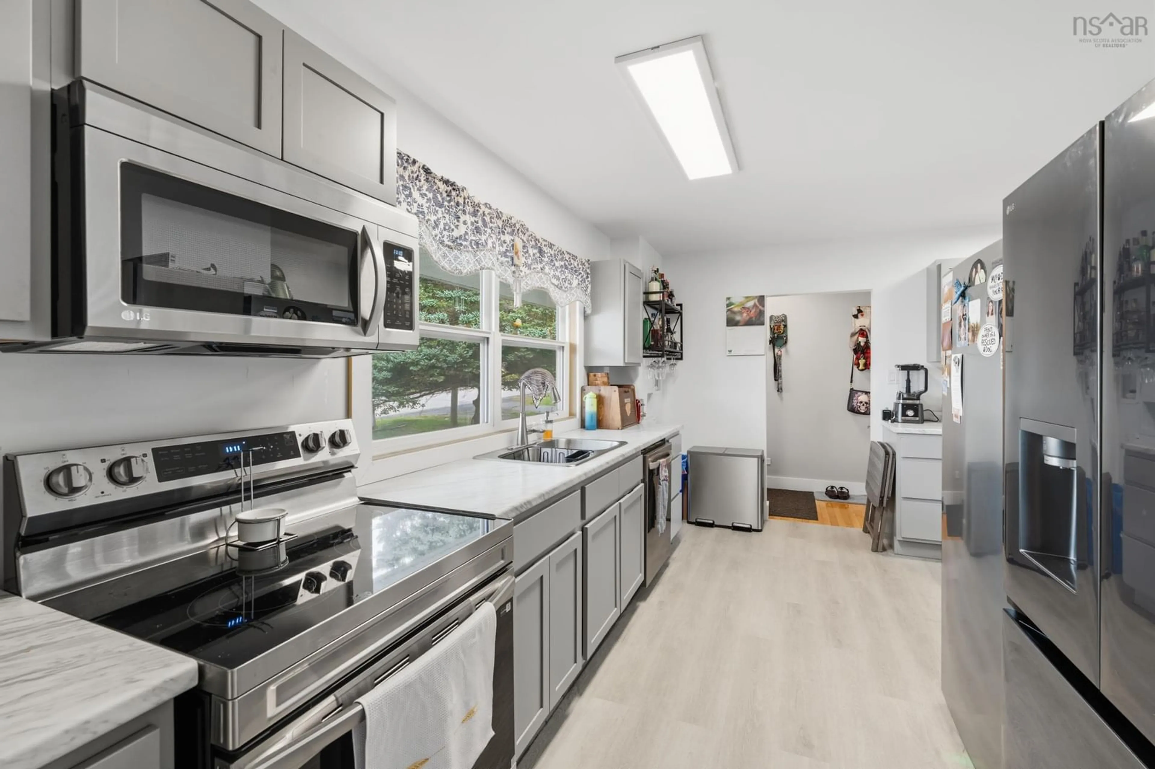 Open concept kitchen, ceramic/tile floor for 126 King Street, Digby Nova Scotia B0V 1A0