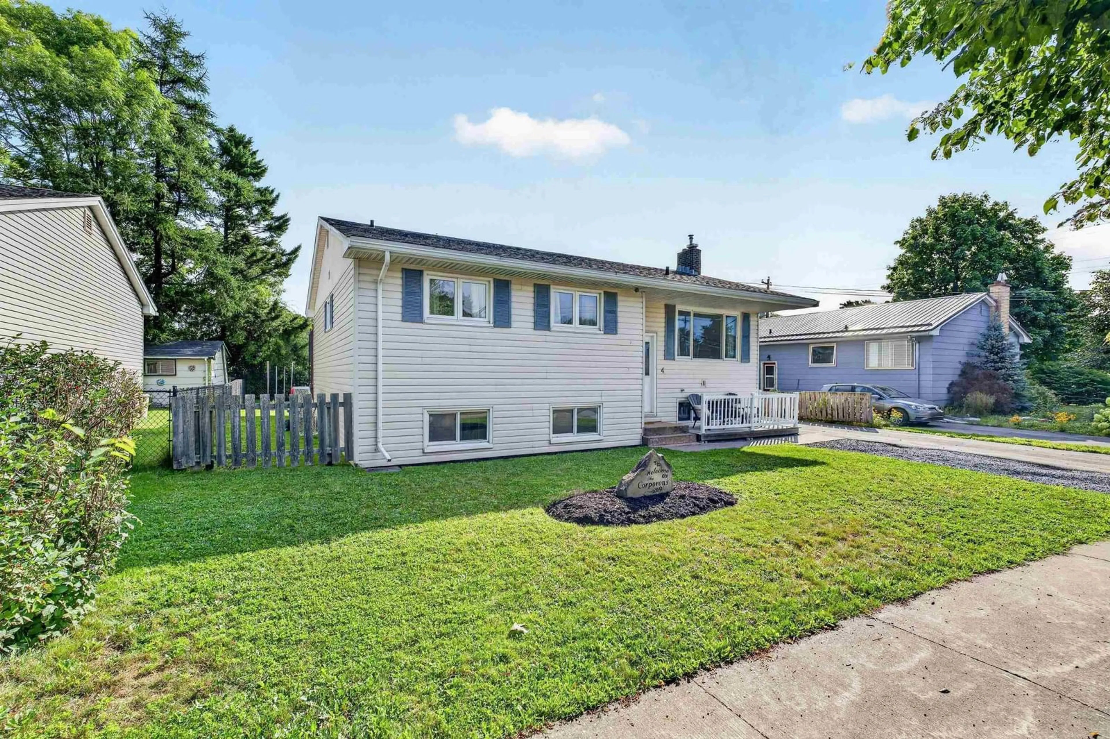 Home with vinyl exterior material, street for 4 John Cross Dr, Dartmouth Nova Scotia B2W 1X2