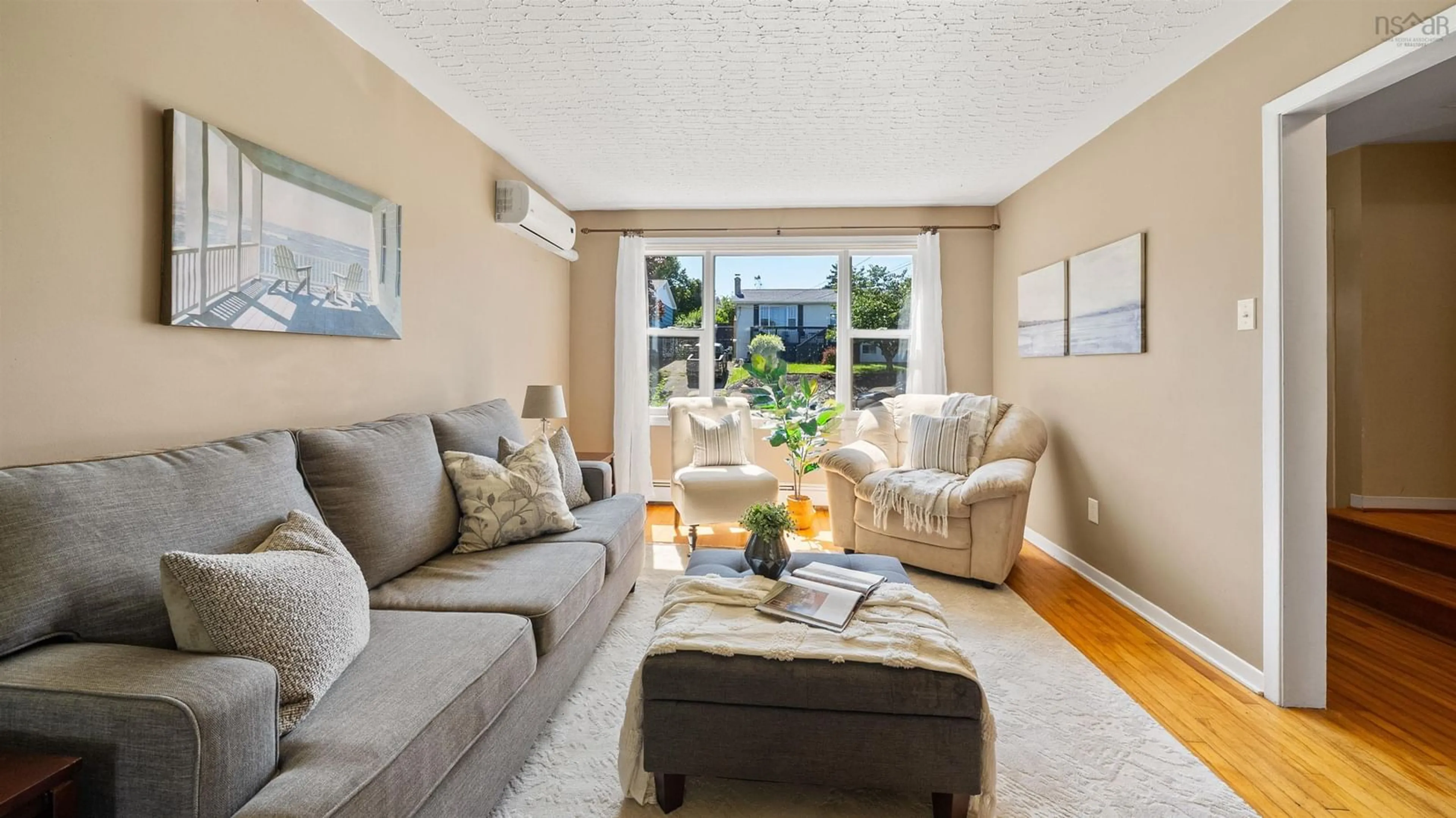 Living room with furniture, unknown for 29 Clearview St, Spryfield Nova Scotia B3R 1N7