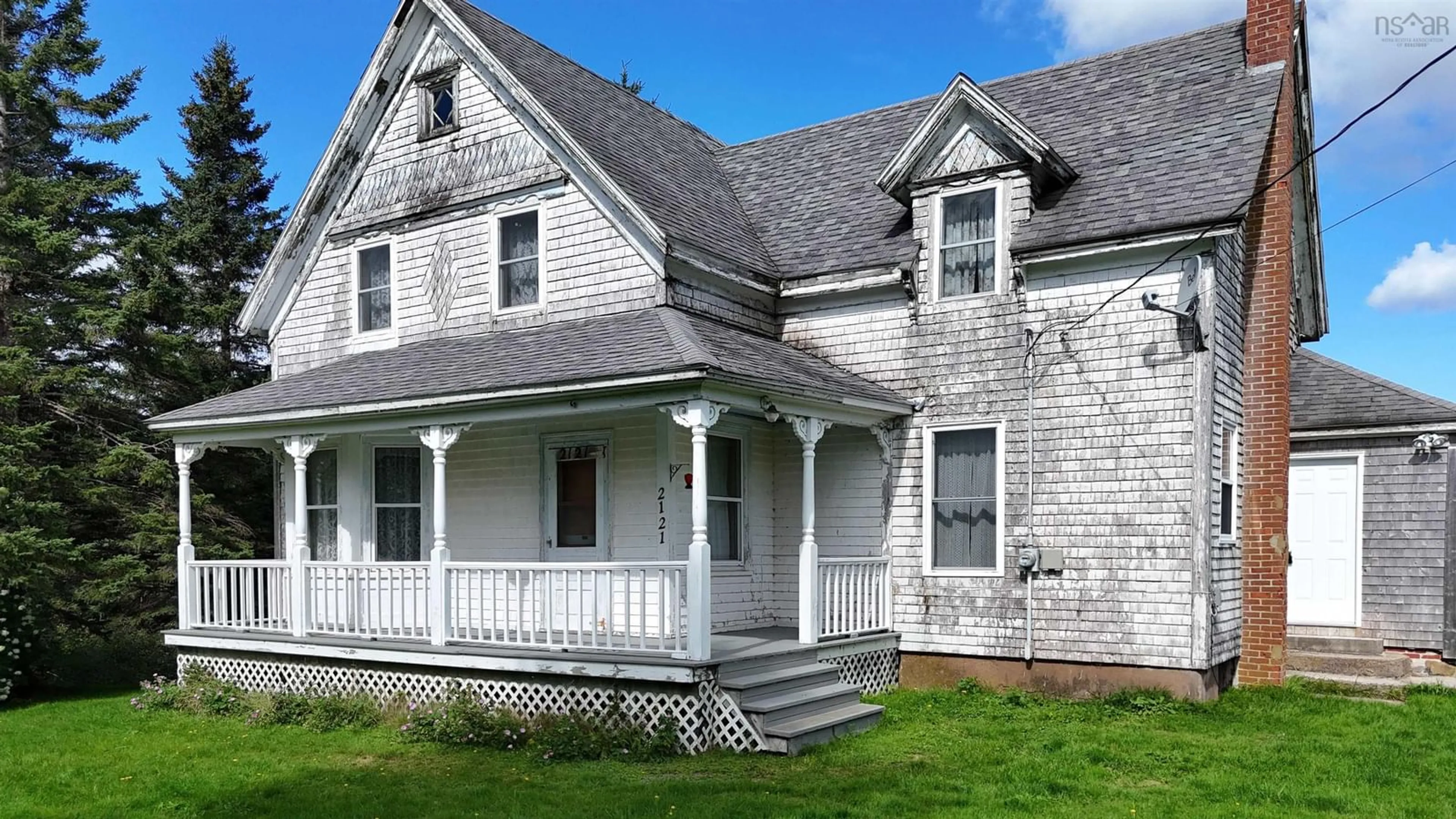 Home with vinyl exterior material, building for 2121 Loch Lomond Rd, Loch Lomond Nova Scotia B2E 1E3