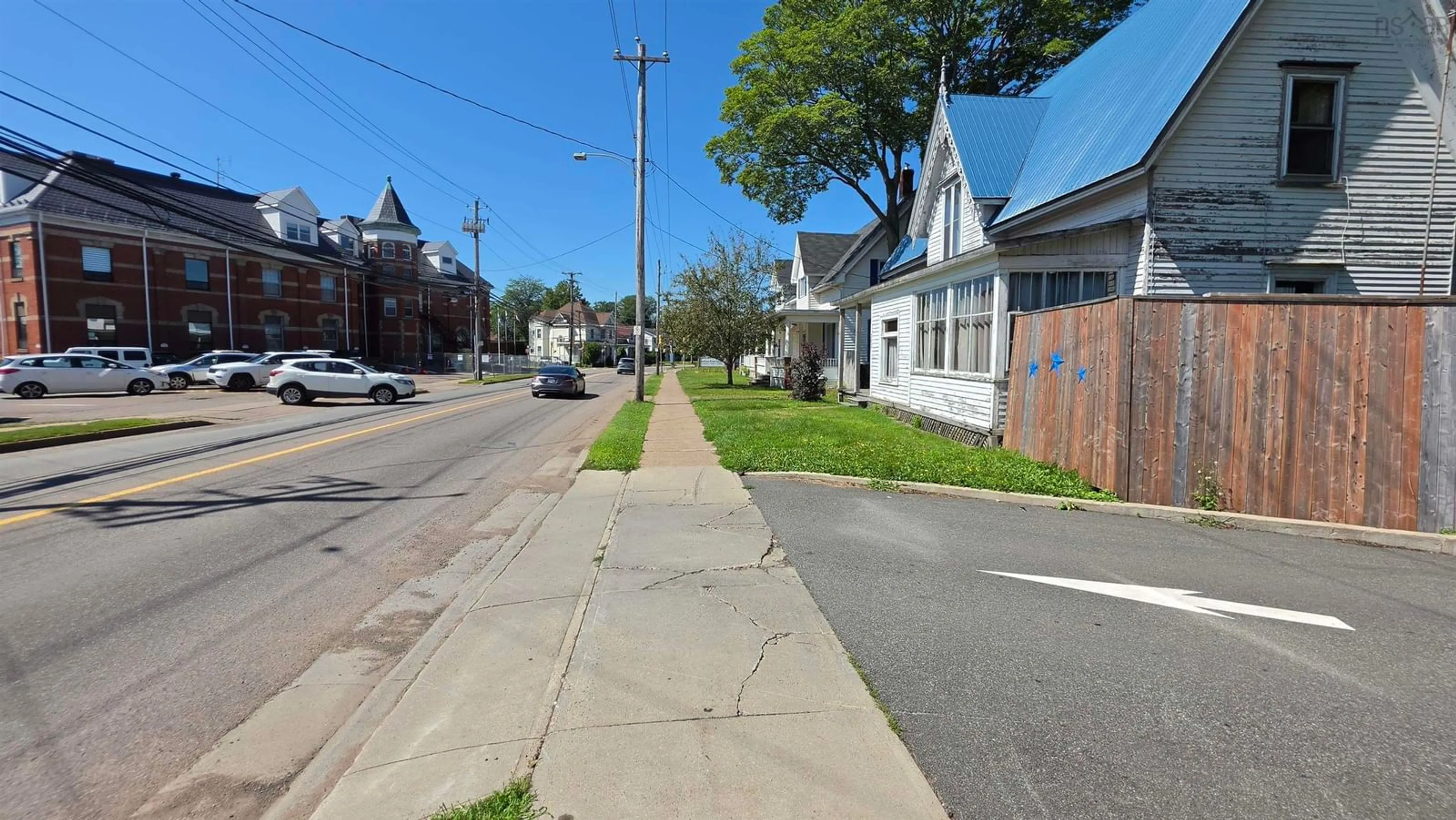 A pic from outside/outdoor area/front of a property/back of a property/a pic from drone, street for 203 Queen St, Truro Nova Scotia B2N 2B6