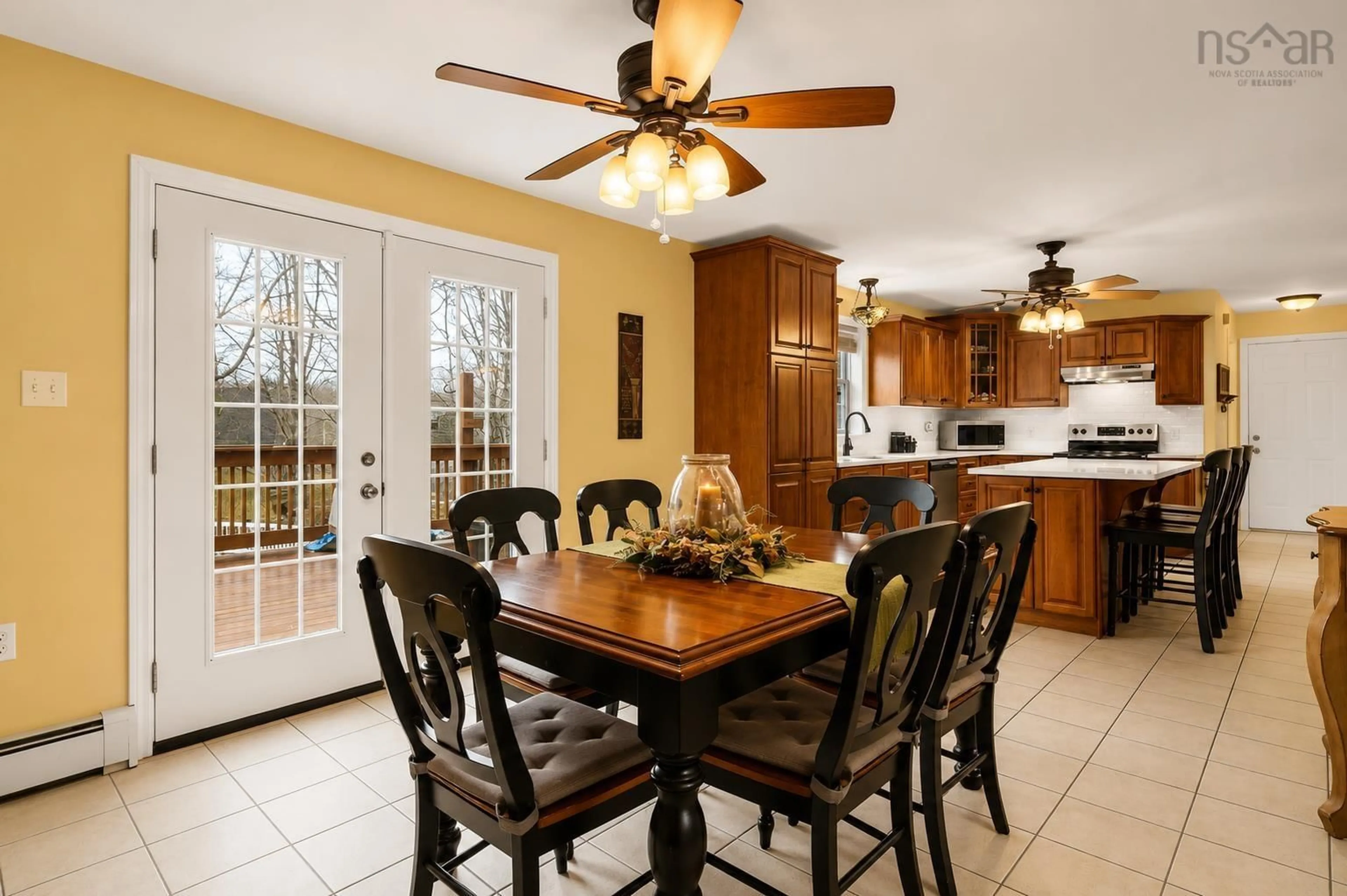 Open concept kitchen, ceramic/tile floor for 34 Gravenstein Dr, Berwick Nova Scotia B0P 1E0