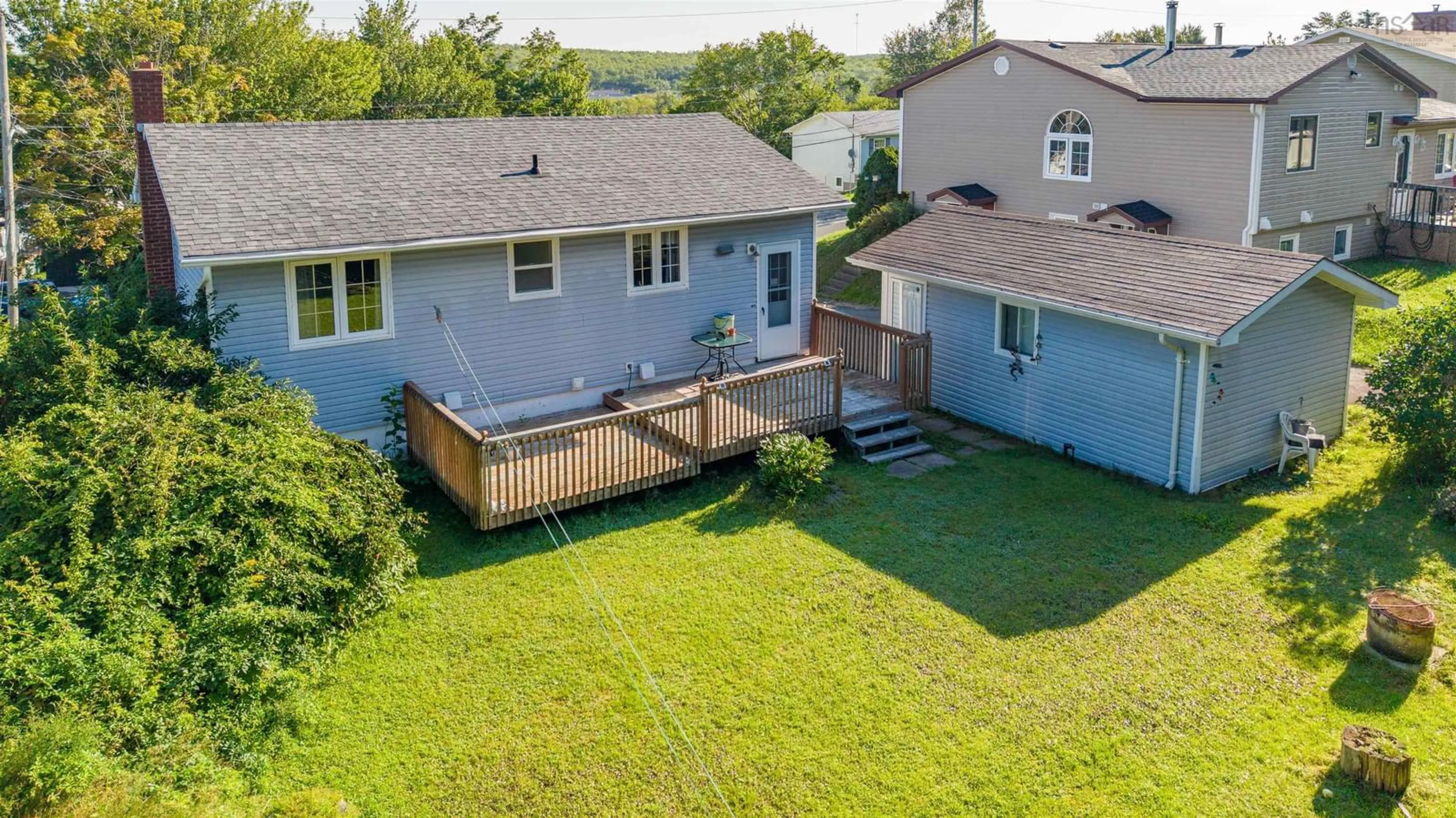 A pic from outside/outdoor area/front of a property/back of a property/a pic from drone, unknown for 74 Christopher Cres, Sydney Nova Scotia B1P 3P6