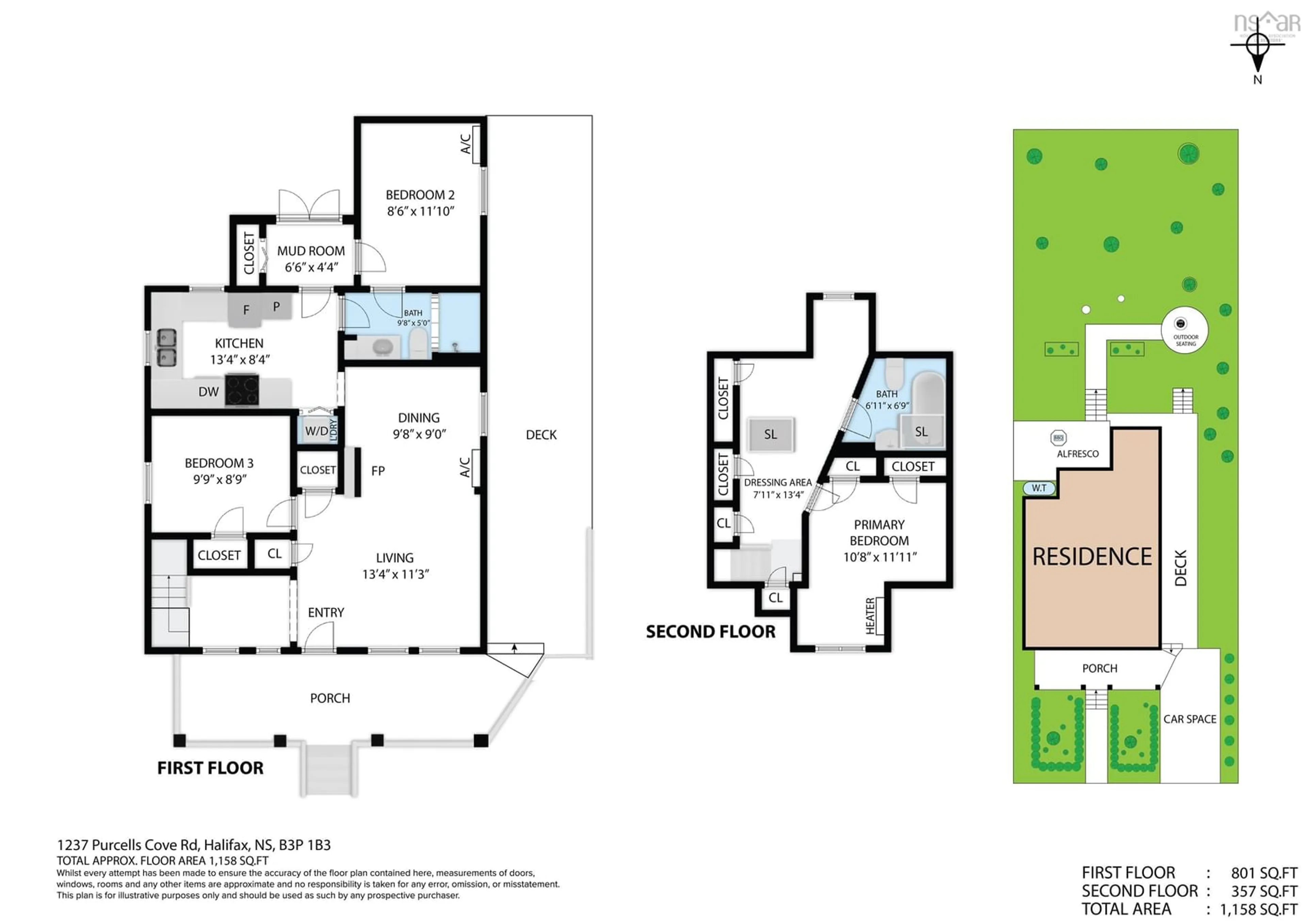 Floor plan for 1237 Purcells Cove Rd, Halifax Nova Scotia B3P 1B3